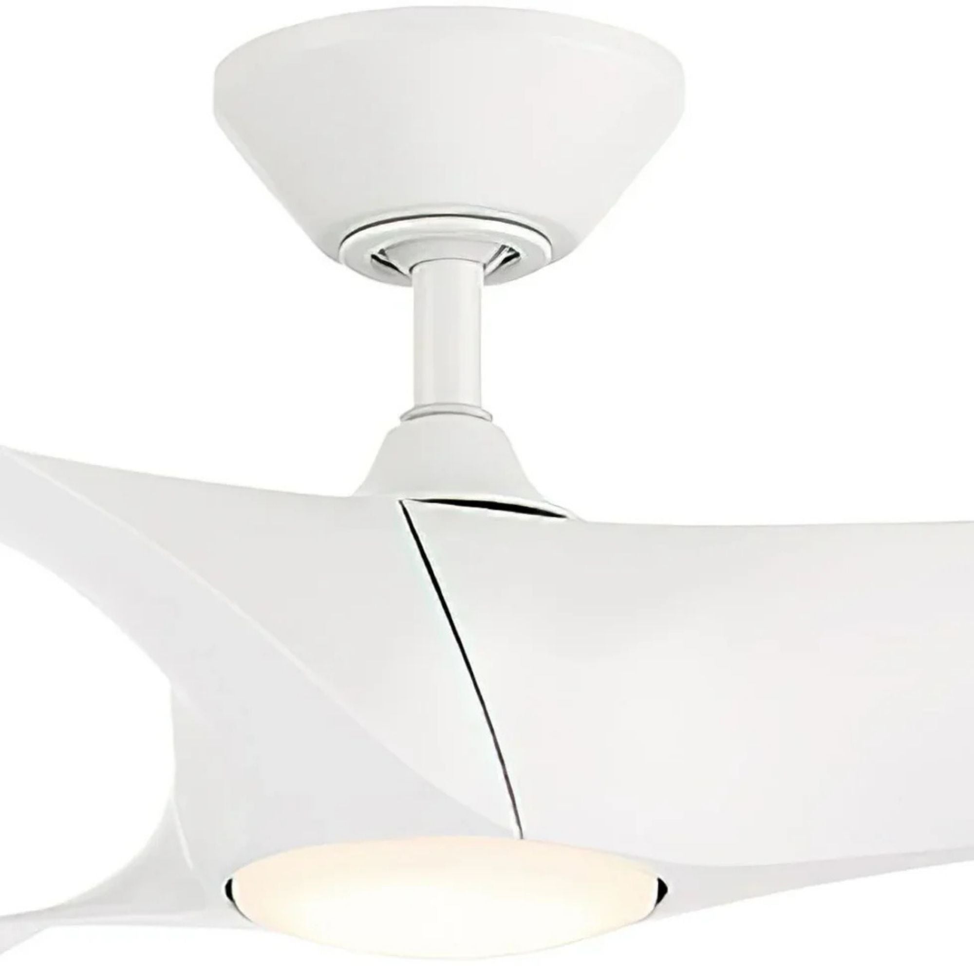 Zephyr 52" Outdoor LED Smart Ceiling Fan, Matte White