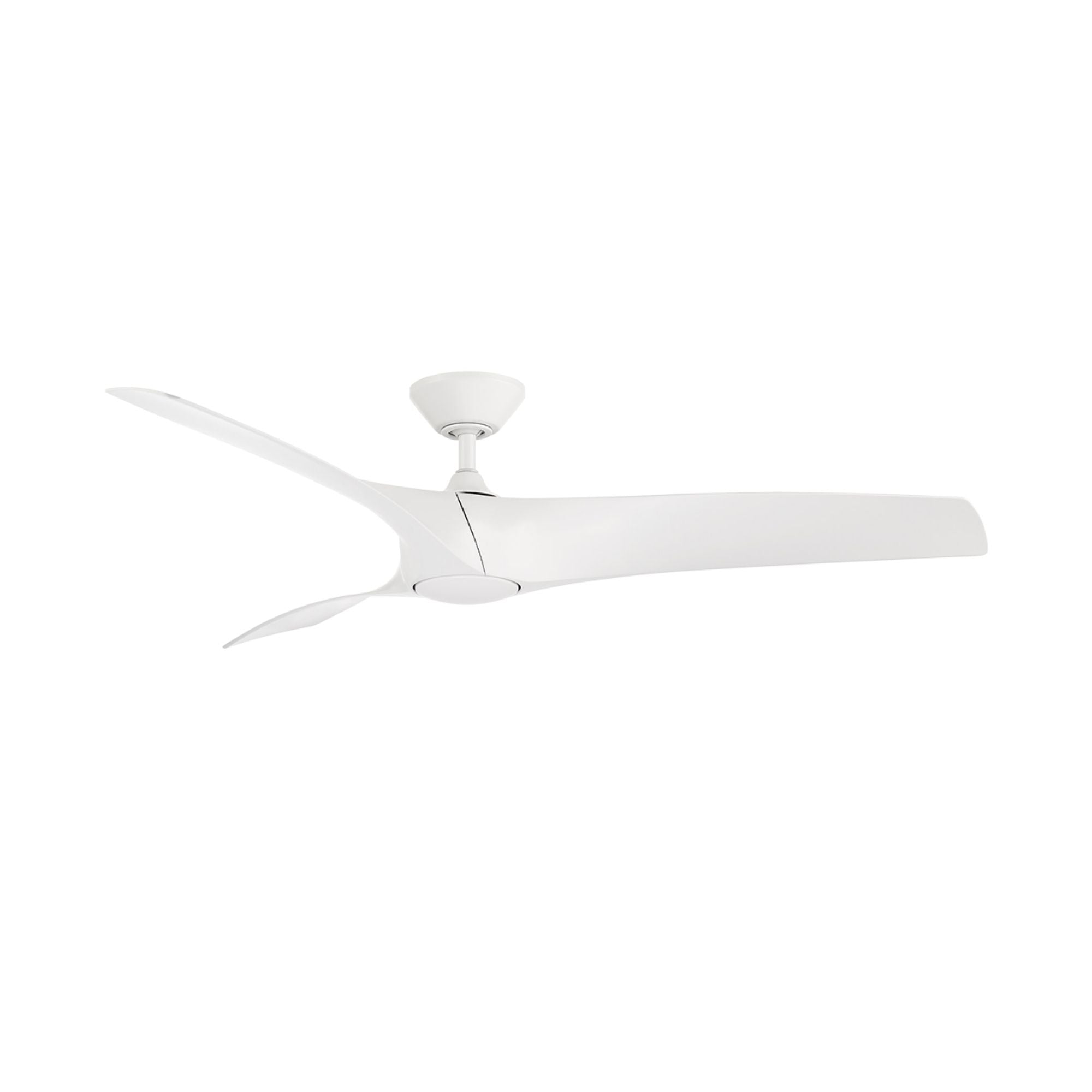 Zephyr 52" Outdoor LED Smart Ceiling Fan, Matte White