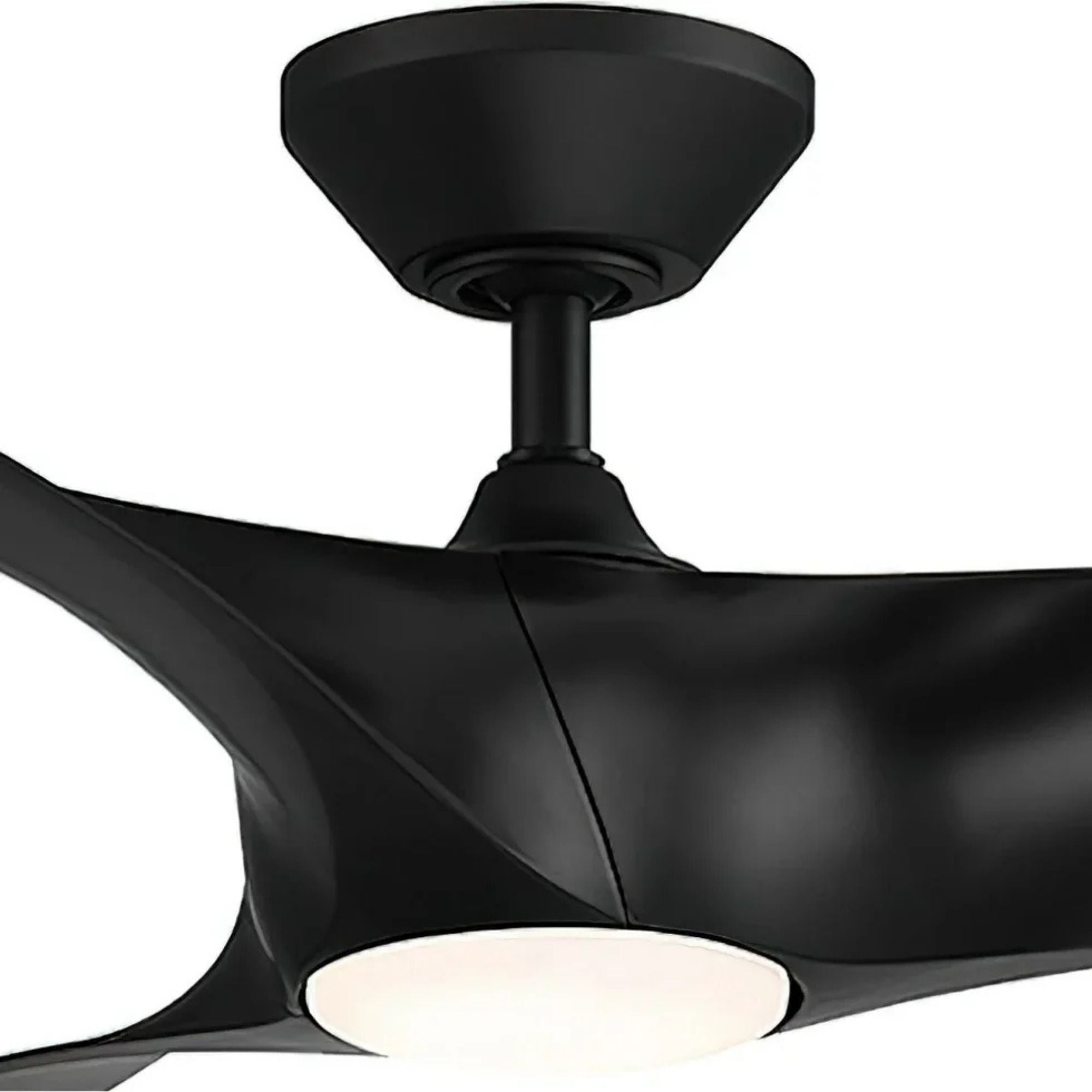 Zephyr 62" Wet Rated LED Smart Ceiling Fan, Matte Black