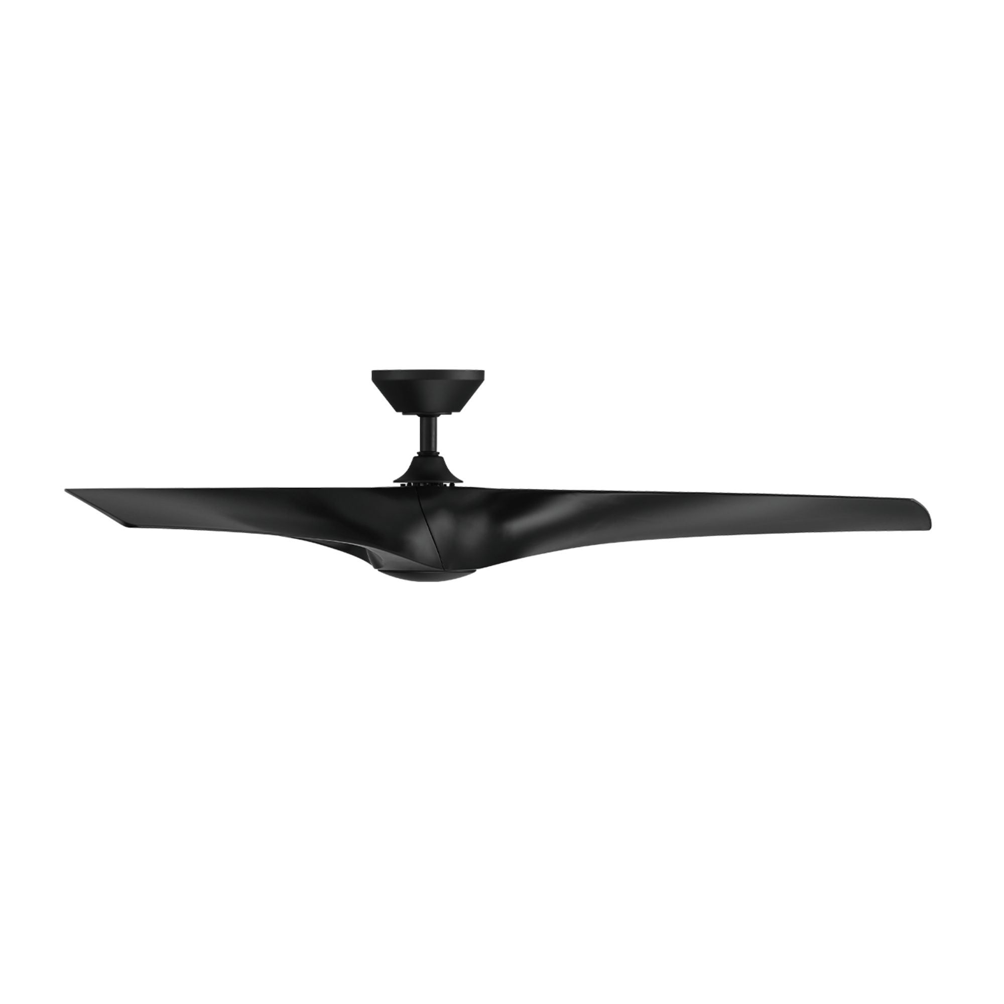 Zephyr 62" Wet Rated LED Smart Ceiling Fan, Matte Black