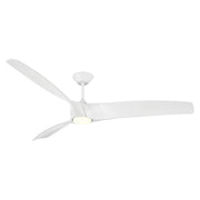 Zephyr 72" Outdoor LED Smart Ceiling Fan, Matte White