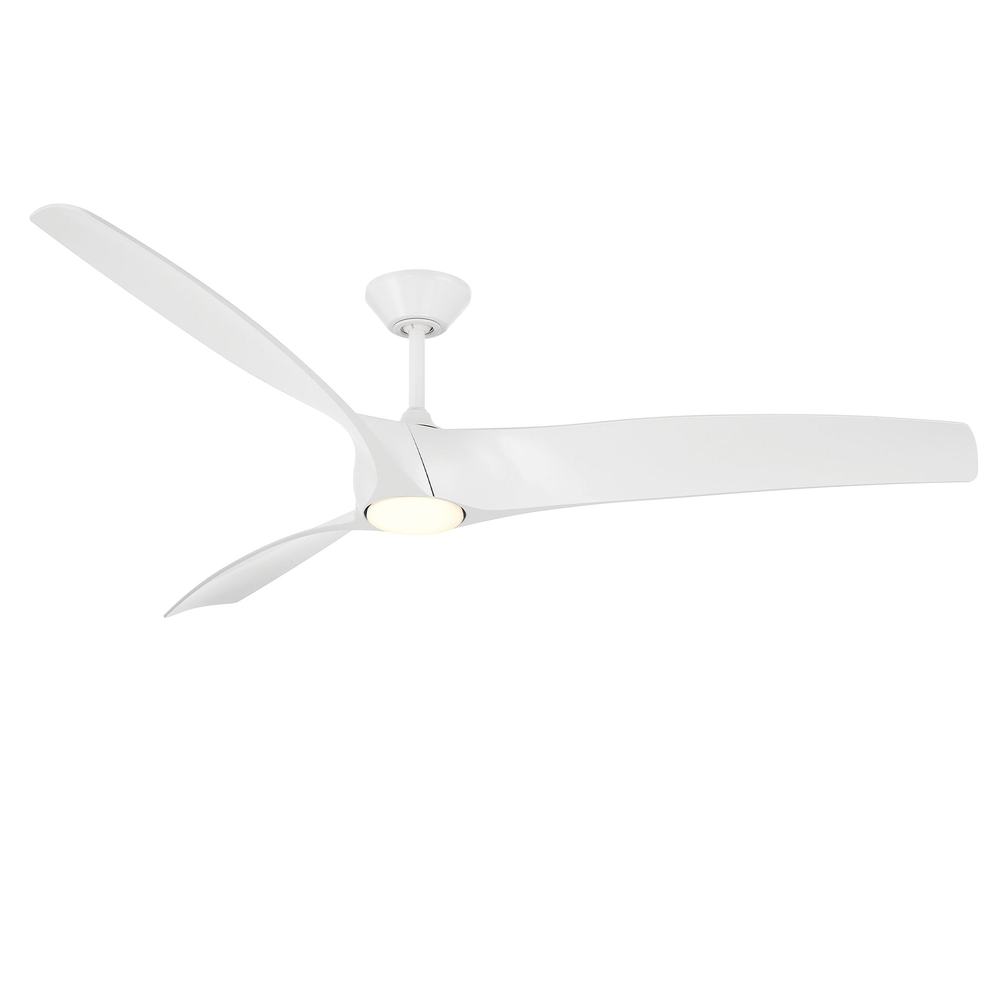 Zephyr 72" Outdoor LED Smart Ceiling Fan, Matte White