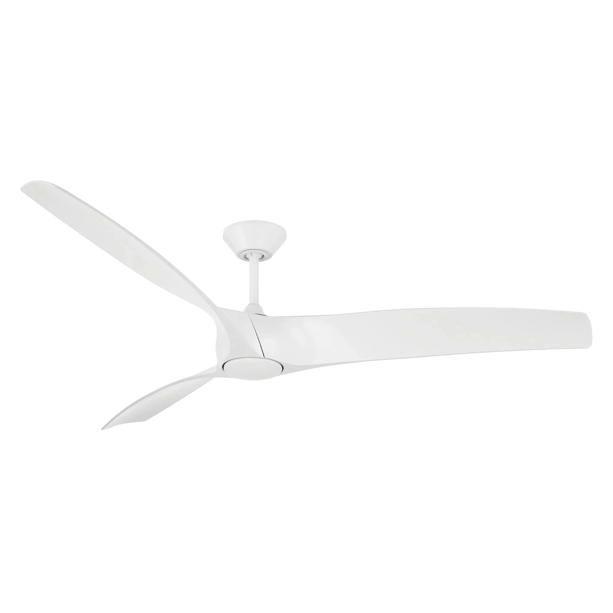 Zephyr 72" Outdoor LED Smart Ceiling Fan, Matte White