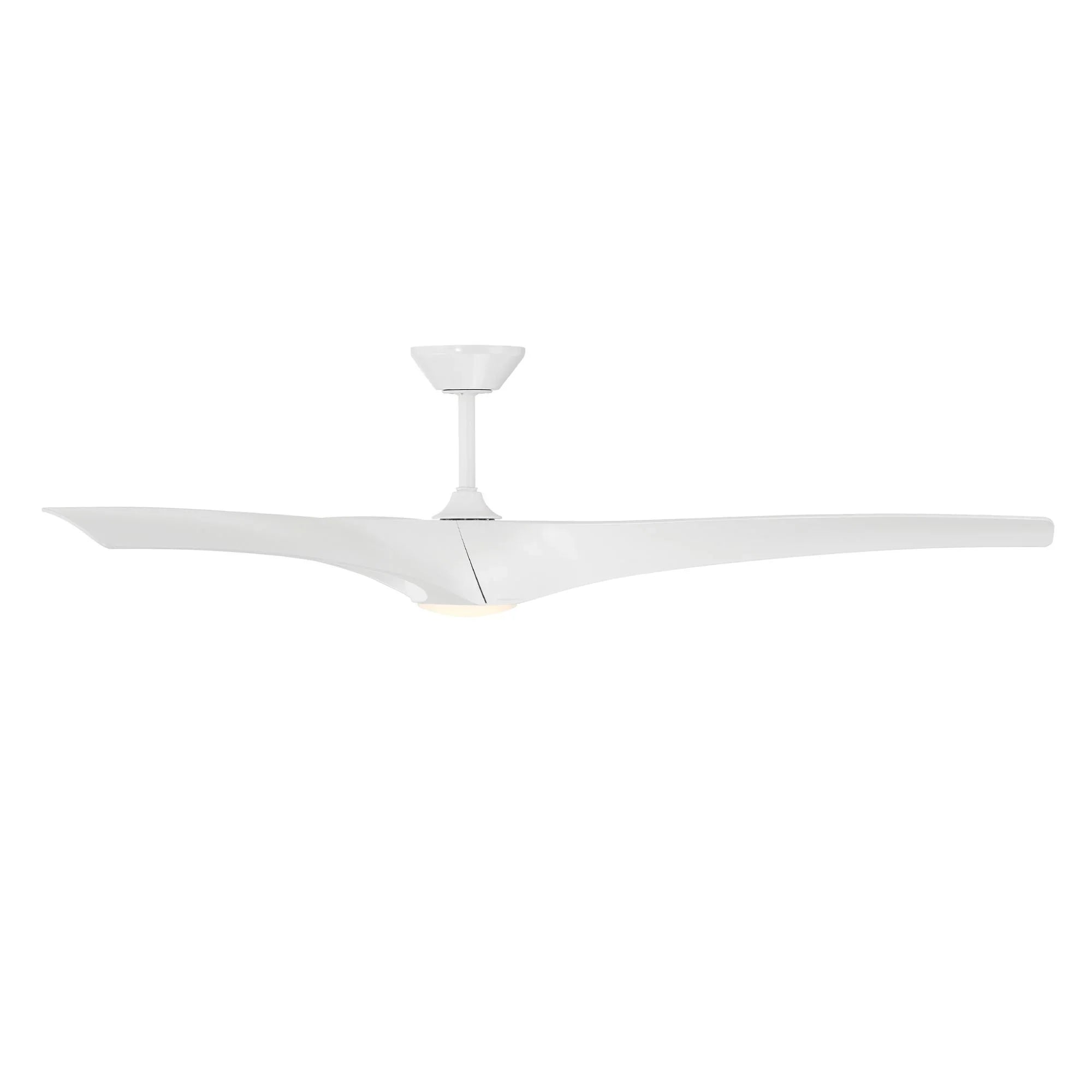 Zephyr 72" Outdoor LED Smart Ceiling Fan, Matte White