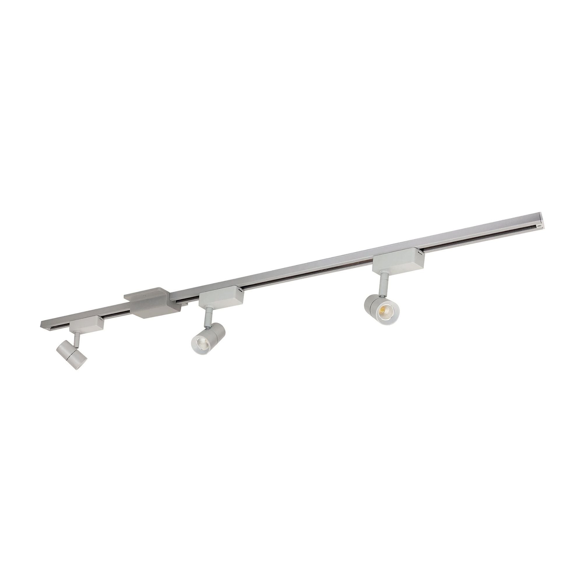 Aiden LED Track Head 10W 800 Lumens 3000K, Halo, 25° / 43°, Silver