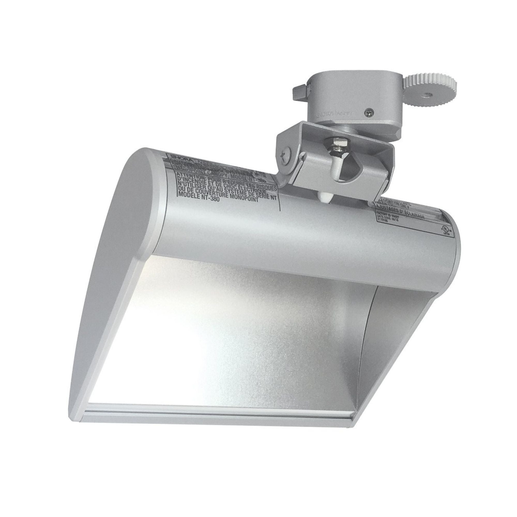 Dipper LED Wall Wash Track 15W 1000 Lumens 4000K, Halo, Silver