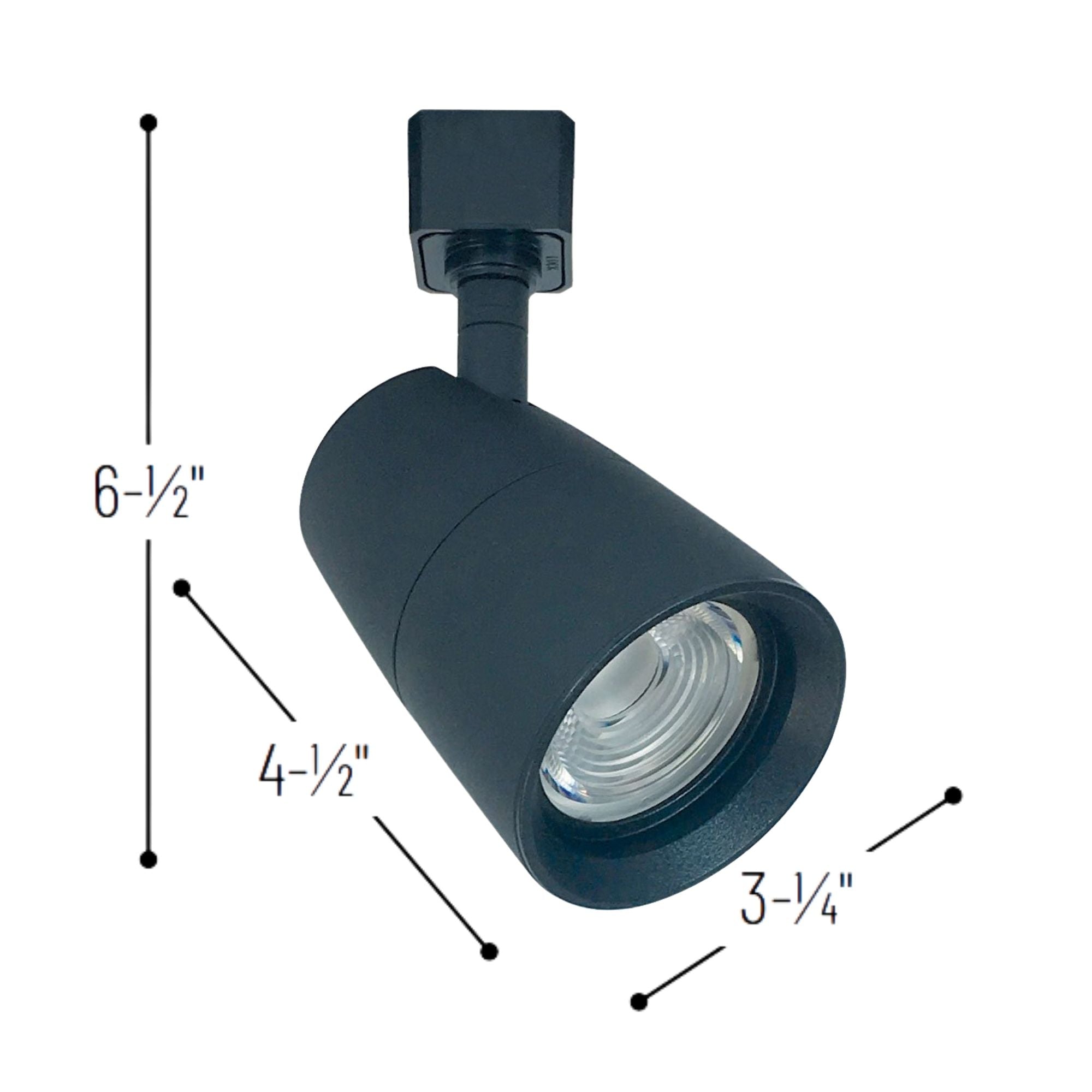 Mac XL LED Track Head 18W 1100 Lumens 2700K, Halo, 24° / 56°, Black