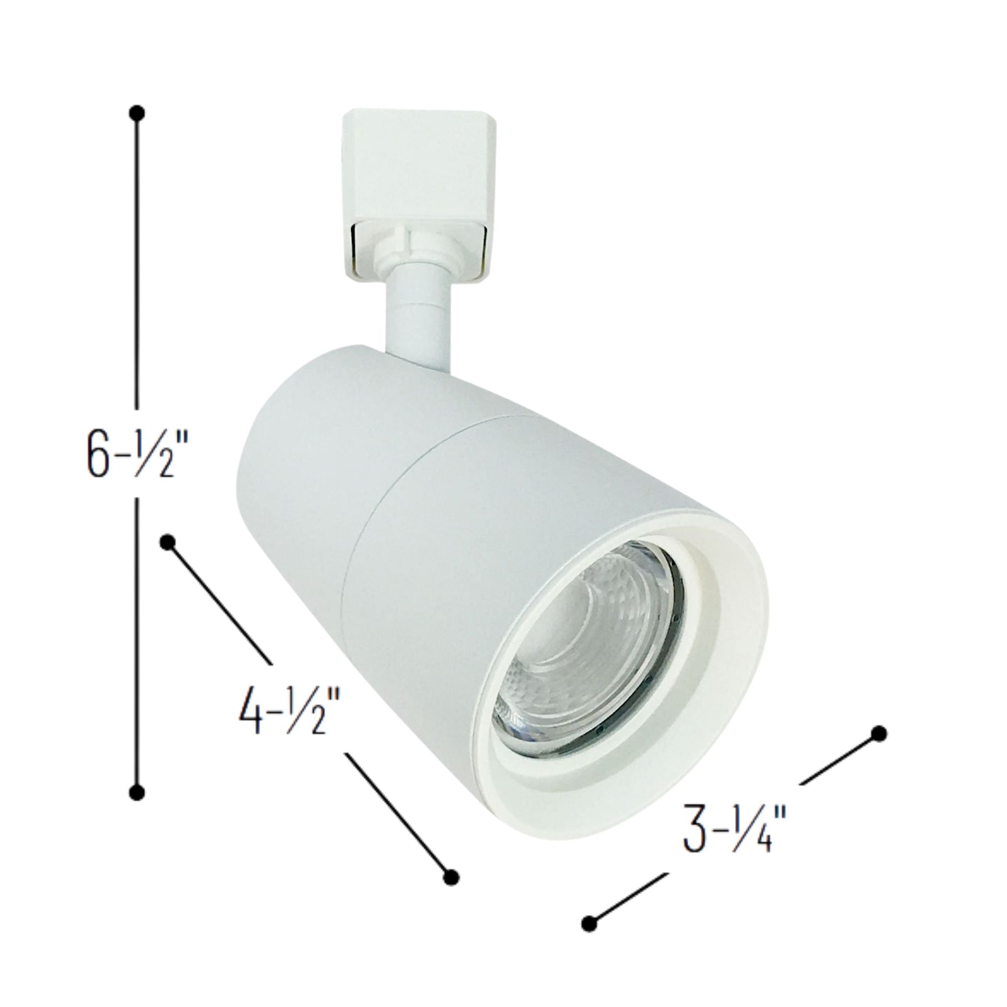 Mac XL LED Track Head 18W 1100 Lumens 3000K, Halo, 24° / 56°, White