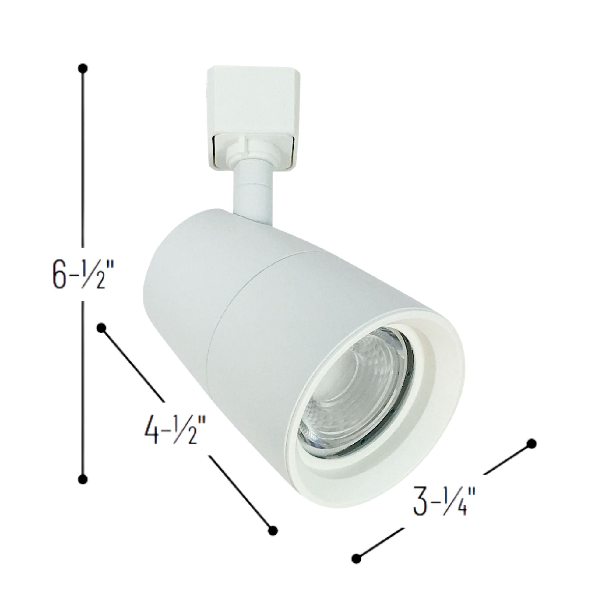 Mac XL LED Track Head 18W 1100 Lumens 4000K, Halo, 24° / 56°, White