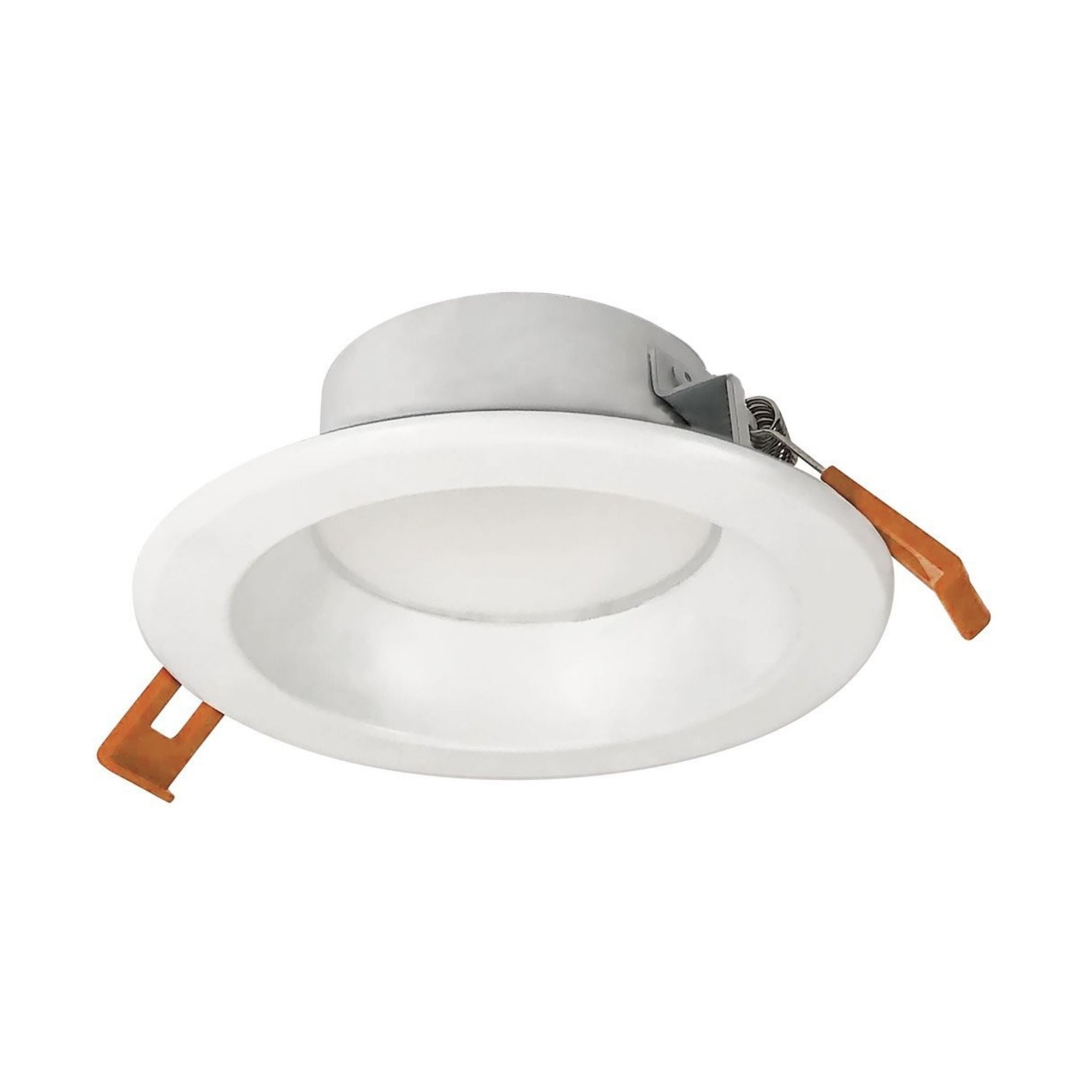 4" Theia Canless LED Downlight, 950 Lumens, 5CCT, Matte Powder White Finish