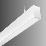 LED Strip Light Fixture, 20W, 2660 Lumens, 30K/35K/40K, 120-277V, White, Flat Lens