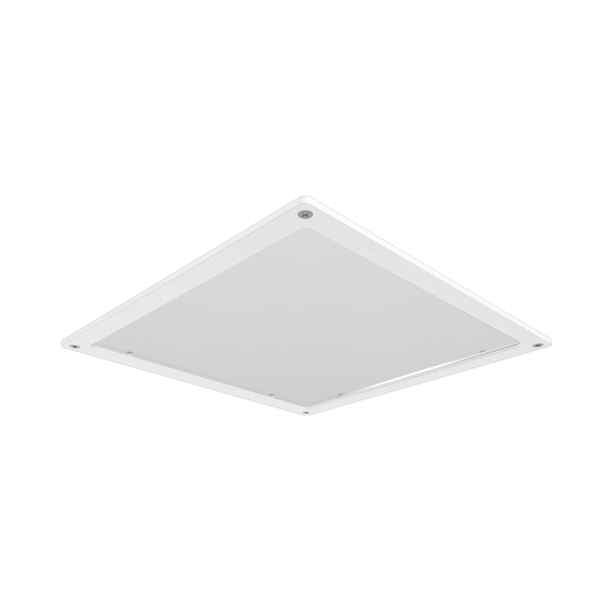 Clear Flat Lens & Door Frame Kit, Scews Included, White - Bees Lighting