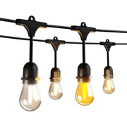 RAB GLow 50 ft String Lights, 24-S14 Bulbs, Tunable White 1800 - 5000K, 120-277V, Lightcloud Blue