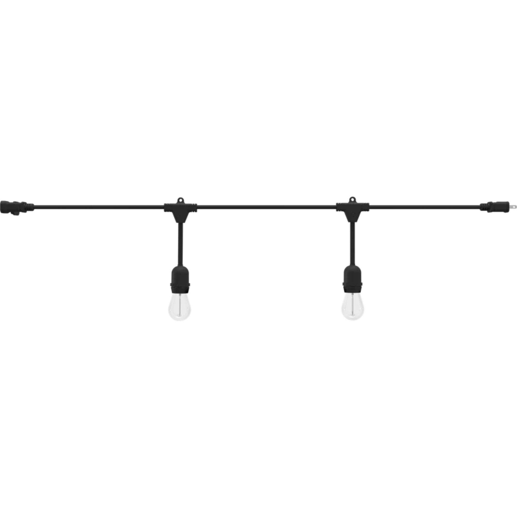 RAB GLow 50 ft String Lights, 24-S14 Bulbs, 2200K, 1560 Lumens, 120V
