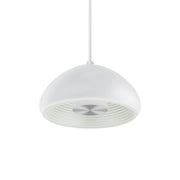 RAB Aura 8 in. LED Pendant Light, White Housing White Reflector