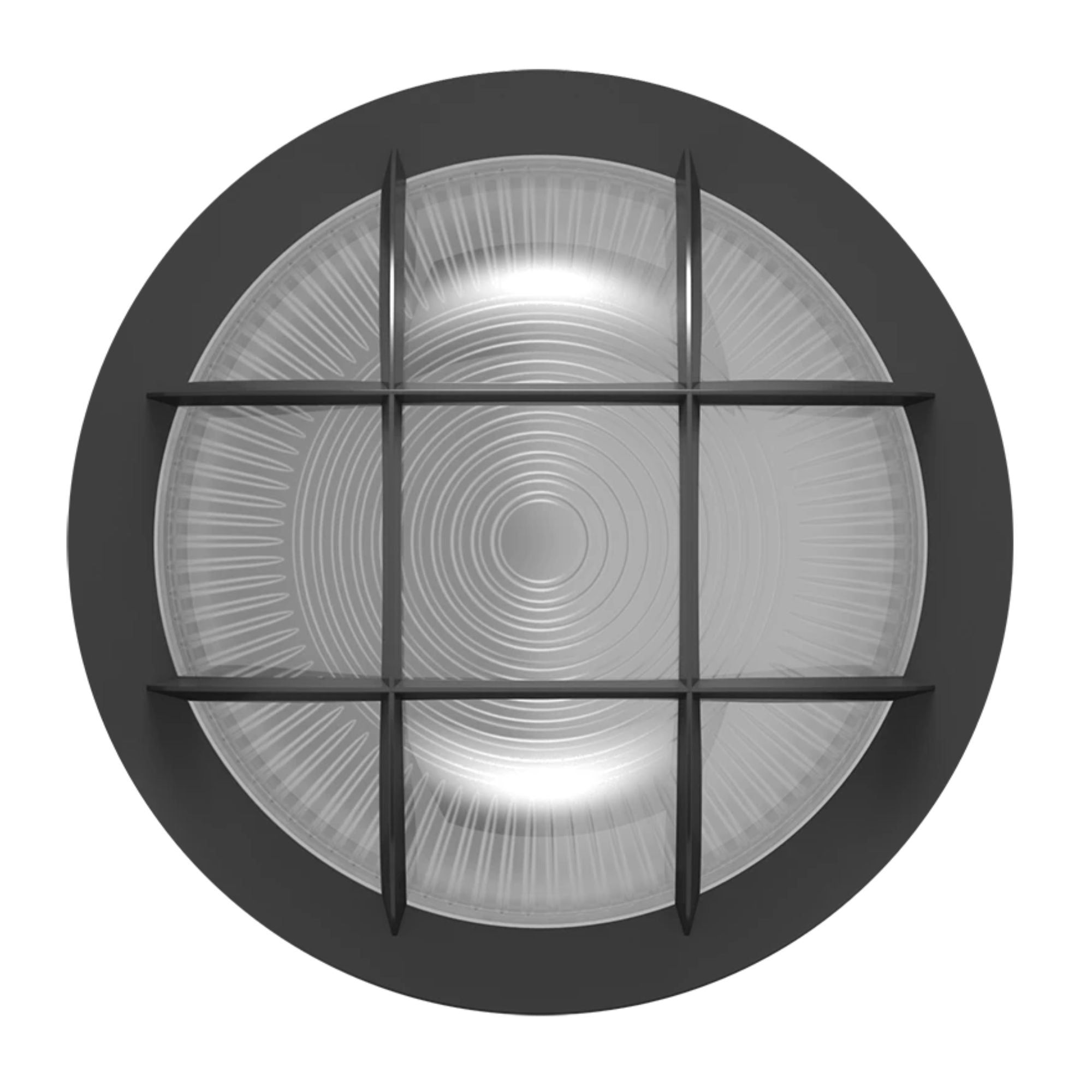 8" Round Bulkhead Wall Sconce, 1600 Lm, 30K/40K/50K, Bronze, 120-277V - Bees Lighting
