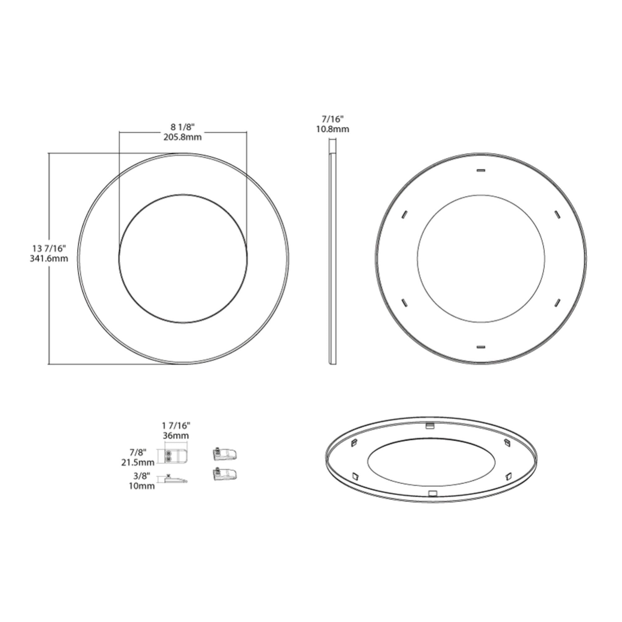 RAB CRLEDFA 10"- 12" Goof Ring