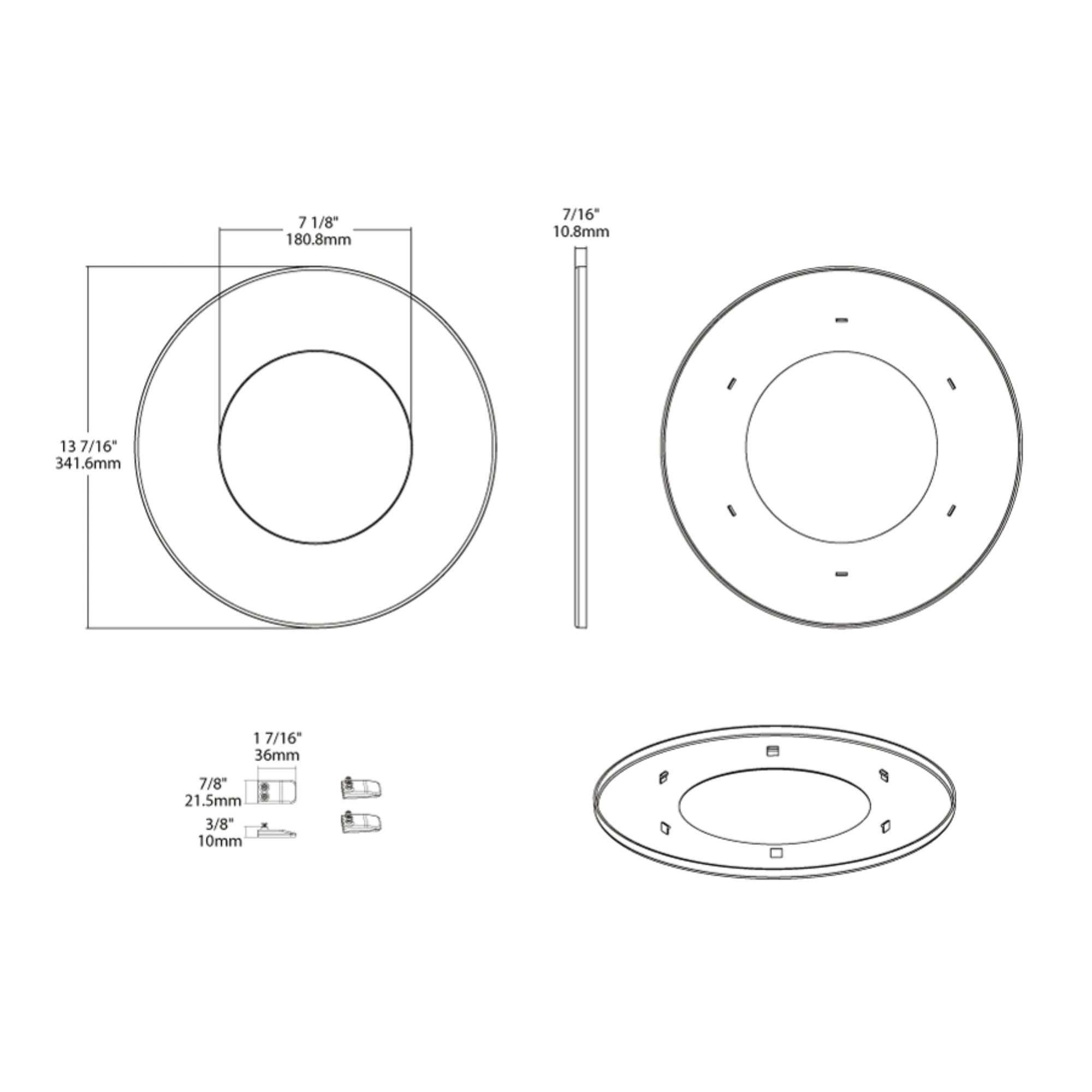 RAB CRLEDFA 8"- 12" Goof Ring