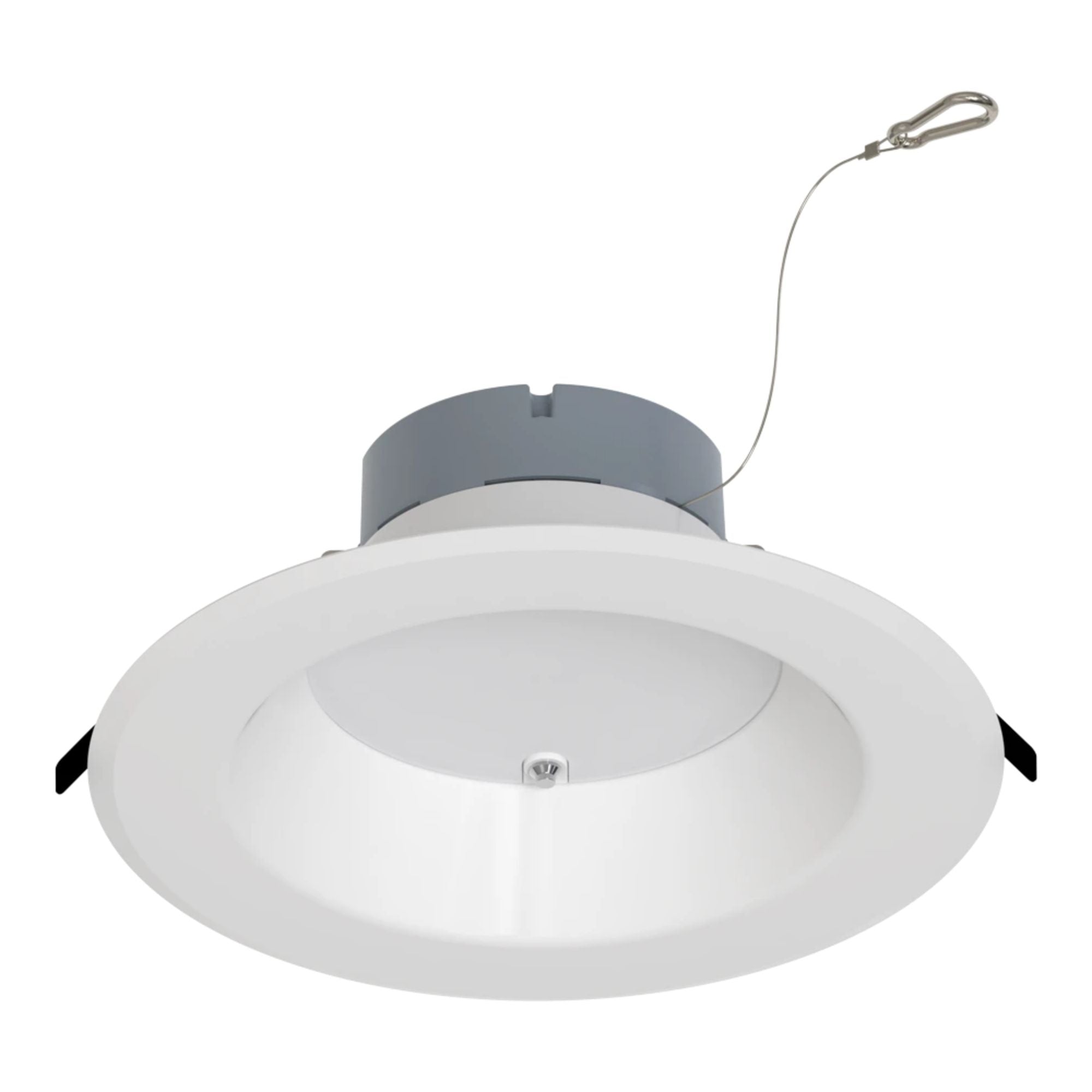 RAB CR10/E 10 in. Open Deep Regressed Downlight 38W 4500 Lumens Selectable CCT, Emergency Battery Included