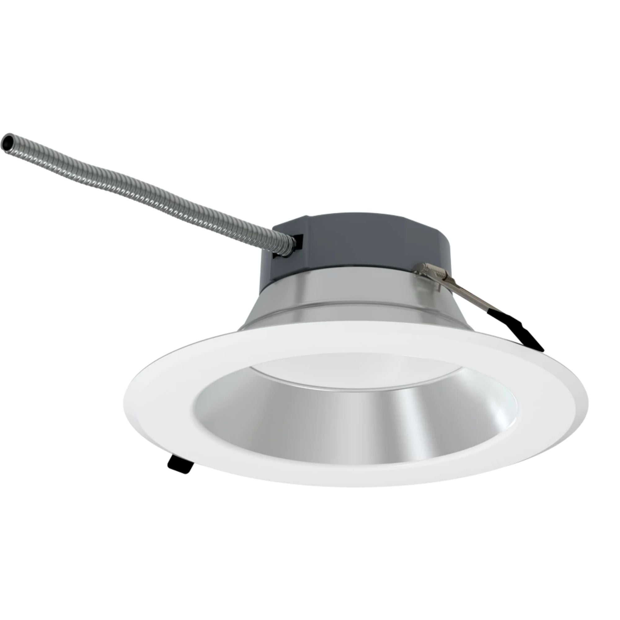 RAB CR10-HW 10 in. Open Deep Regressed Downlight 37W 4500 Lumens Selectable CCT, Haze White
