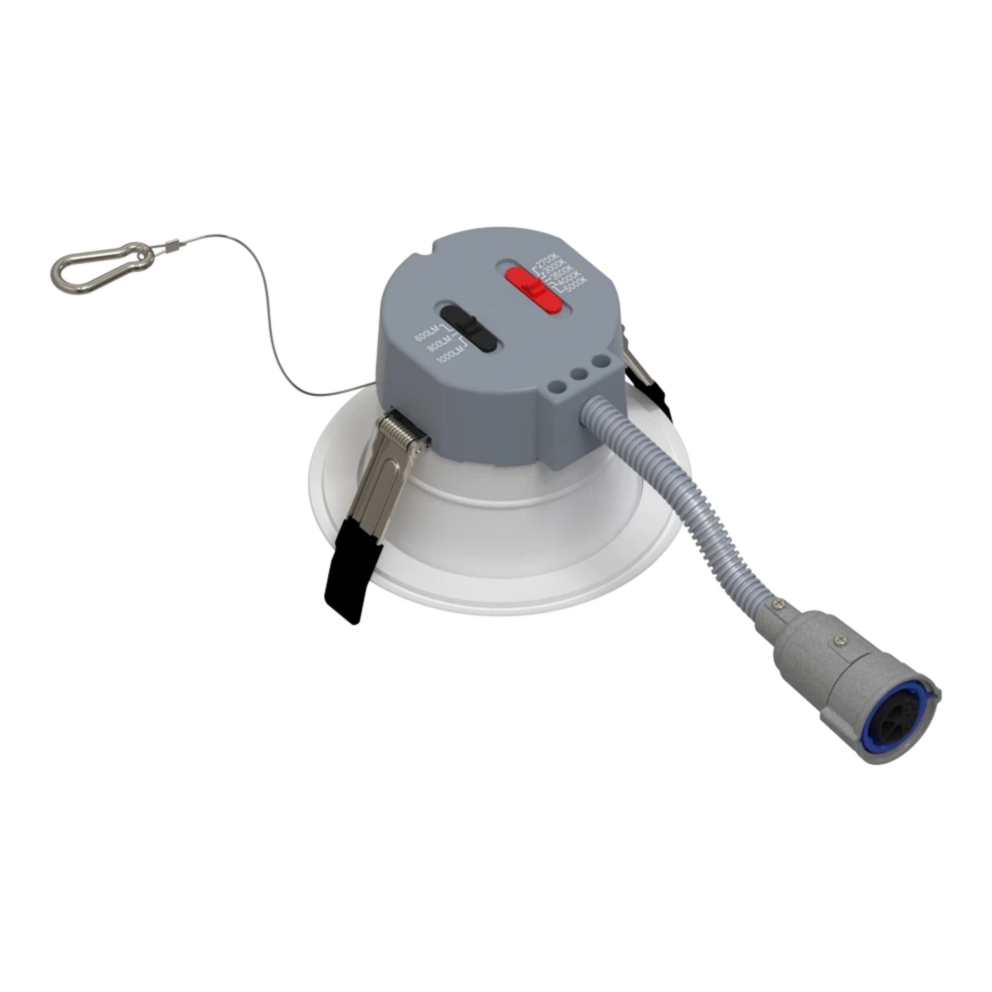 RAB CR/E Open Deep Regressed Downlight with Emergency Battery