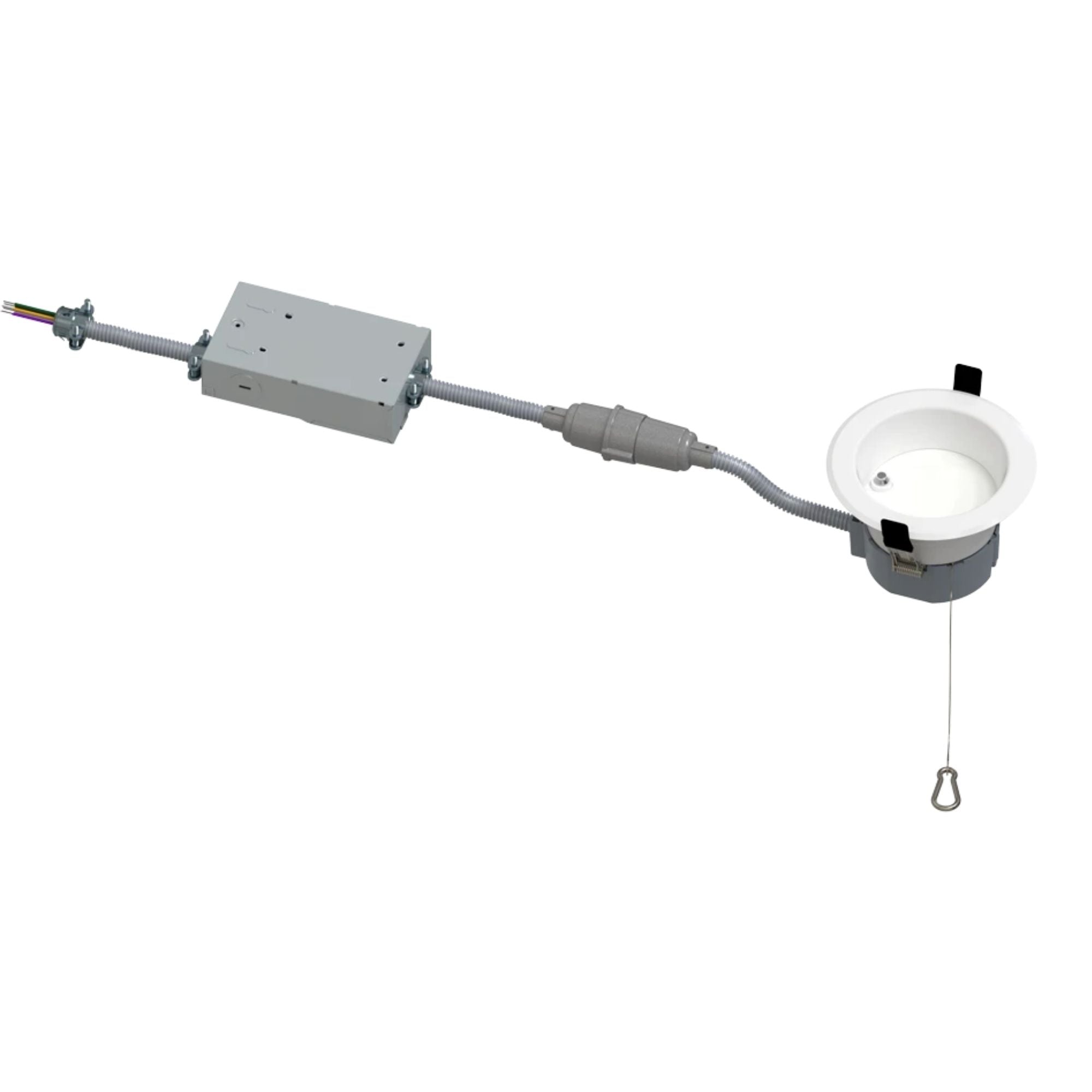RAB CR/E Open Deep Regressed Downlight with Emergency Battery