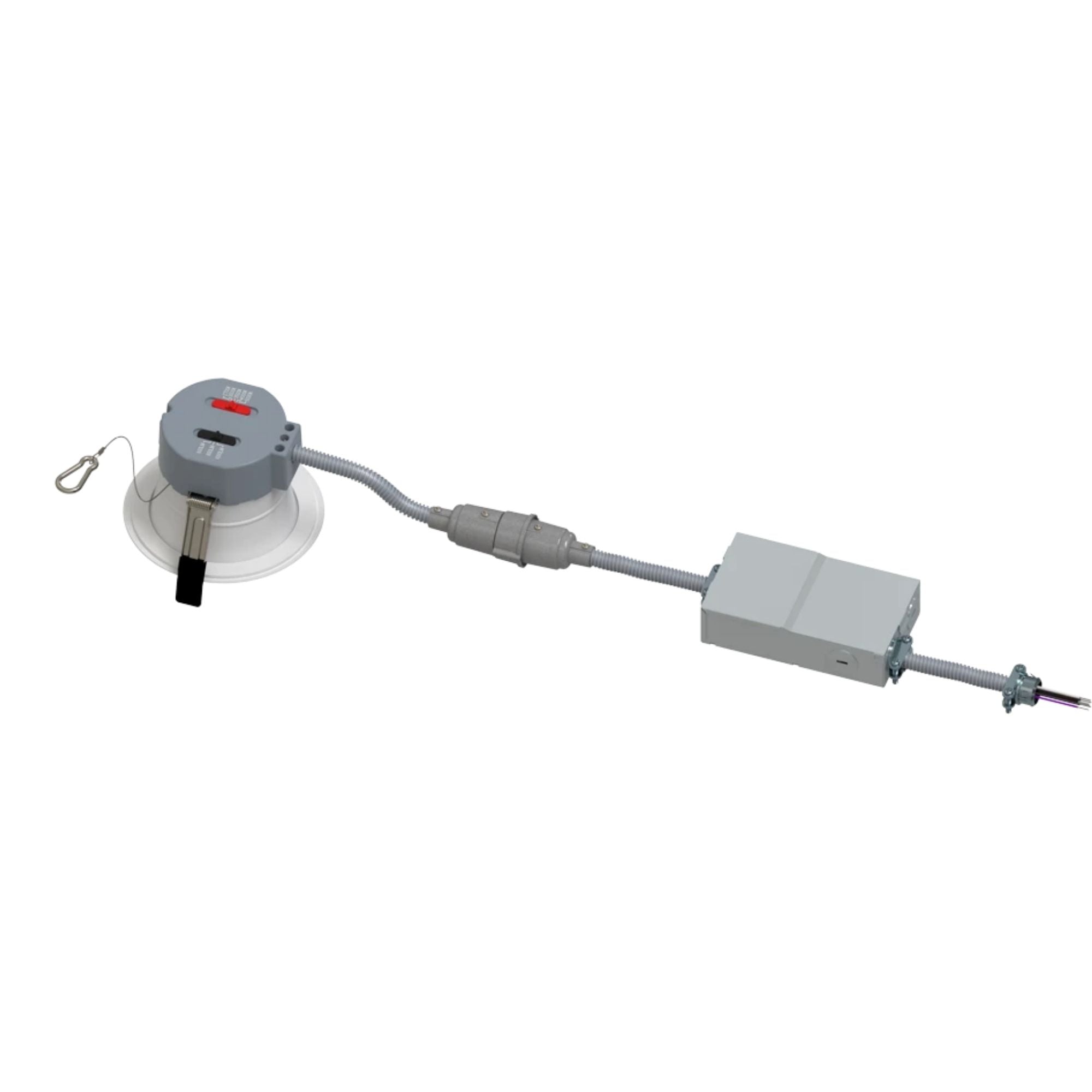 RAB CR/E Open Deep Regressed Downlight with Emergency Battery