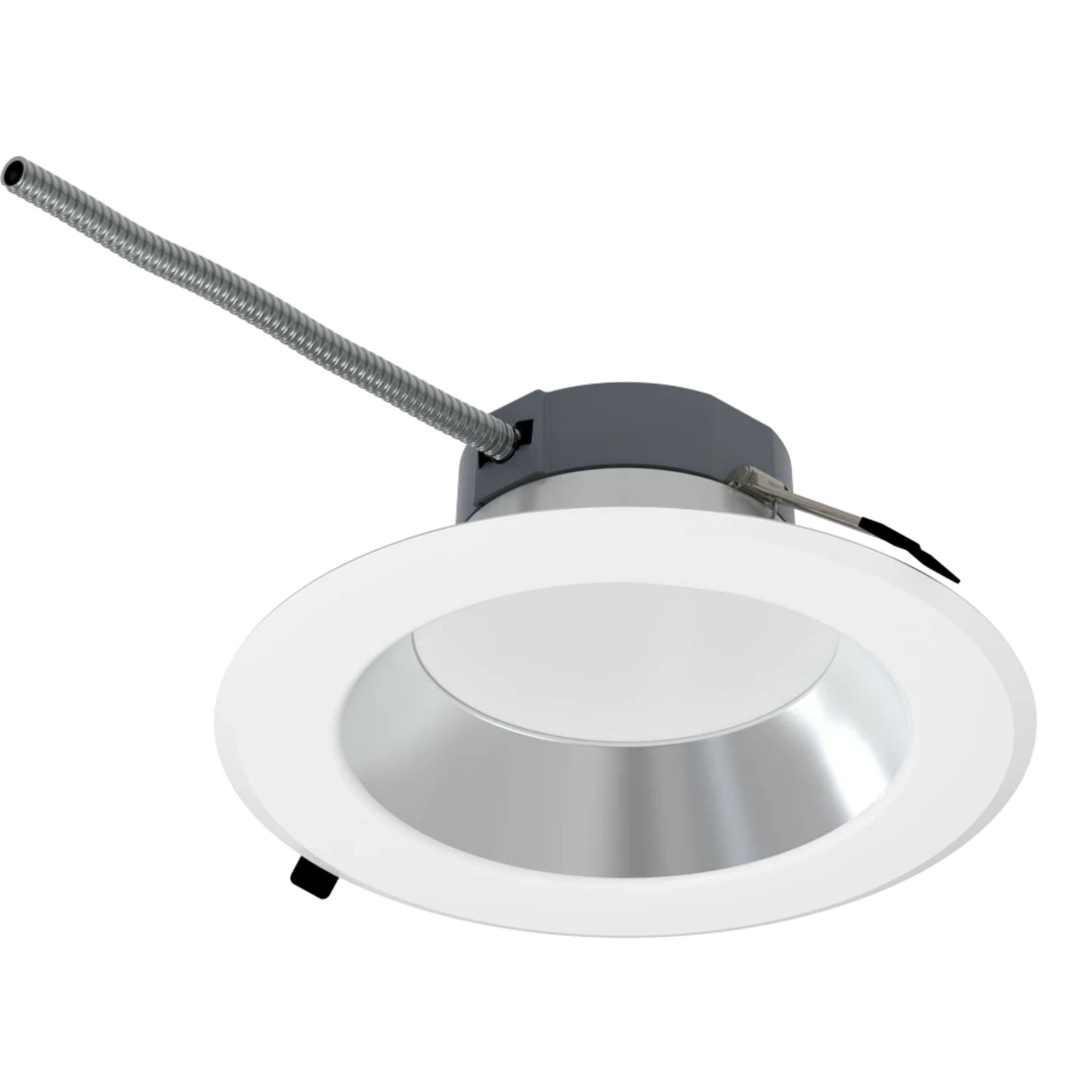 RAB CR8-HW 8 in. Open Deep Regressed Downlight 30W 3500 Lumens Selectable CCT, Haze White