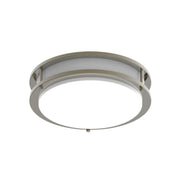 CURV 12" LED Flush Mount, 5CCT Brushed Nickel Finish, Occupancy Sensor