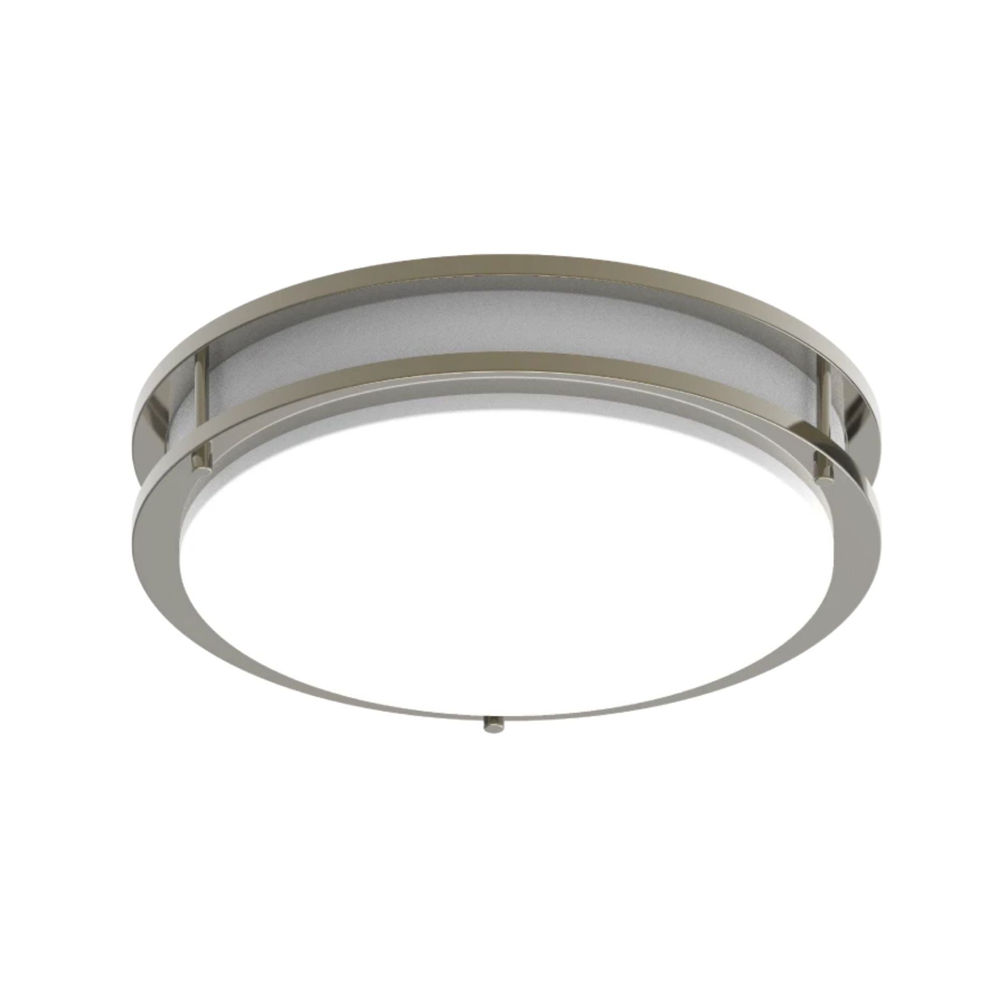 CURV 14" LED Flush Mount, 5CCT Brushed Nickel Finish, Occupancy Sensor