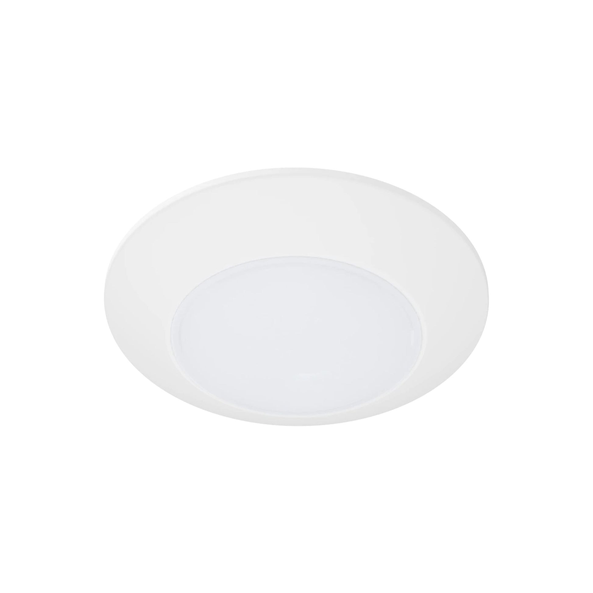 DISK17 4" CCT-Adjustable LED Surface Mount, 7W, 600 Lm, White, Pack of 12 - Bees Lighting
