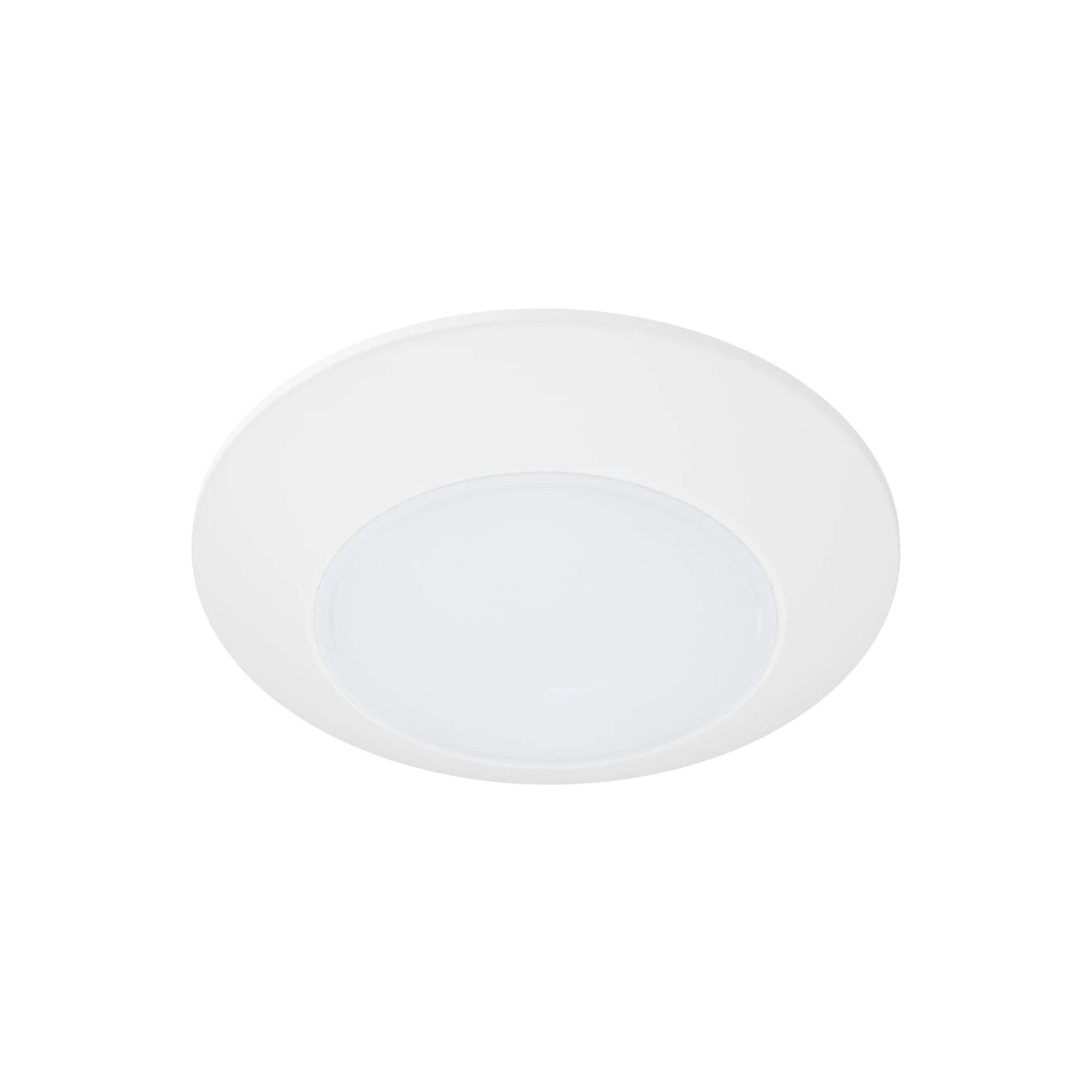 DISK17 4" CCT-Adjustable LED Surface Mount, 7W, 600 Lm, White, Pack of 12 - Bees Lighting