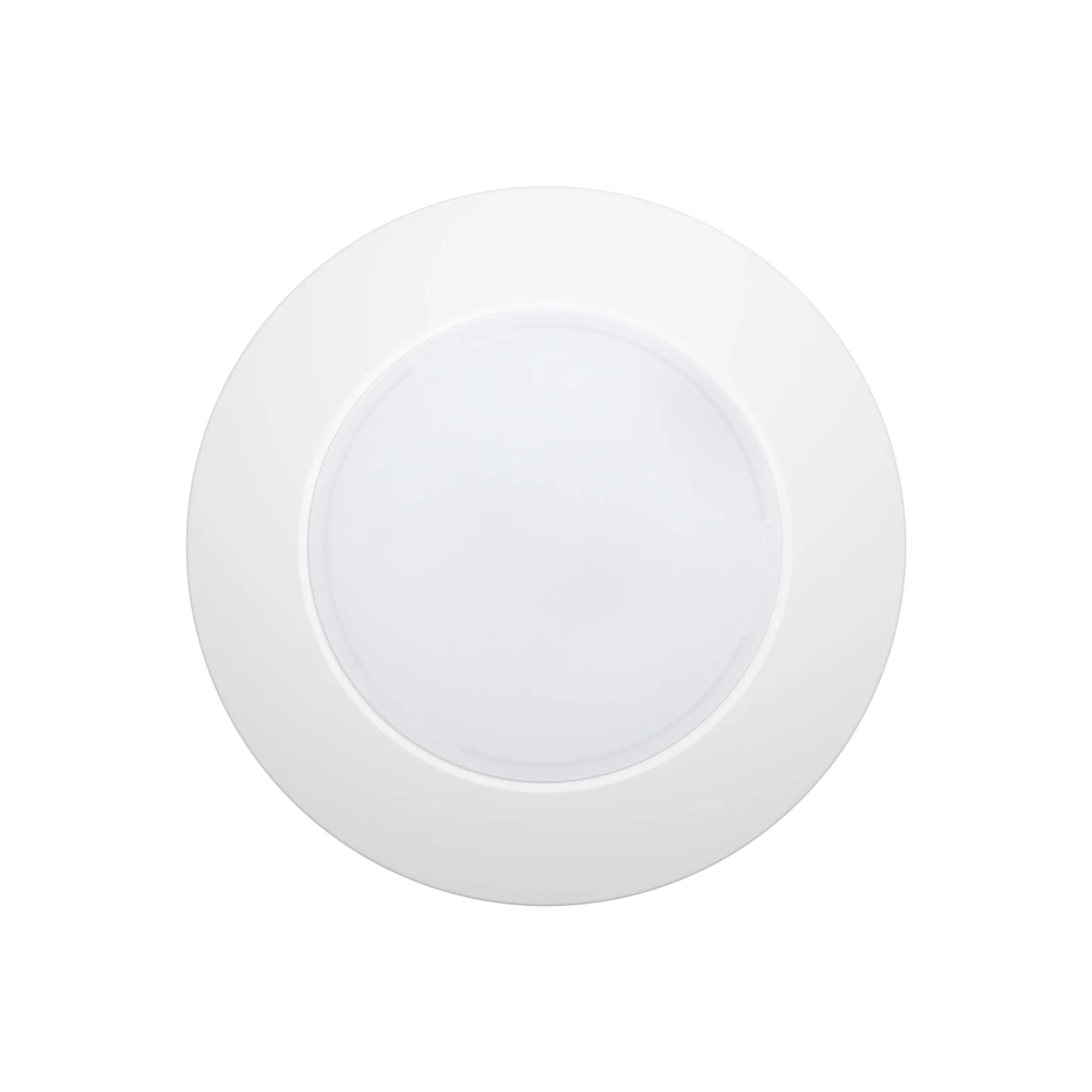 DISK17 4" CCT-Adjustable LED Surface Mount, 7W, 600 Lm, White, Pack of 12 - Bees Lighting