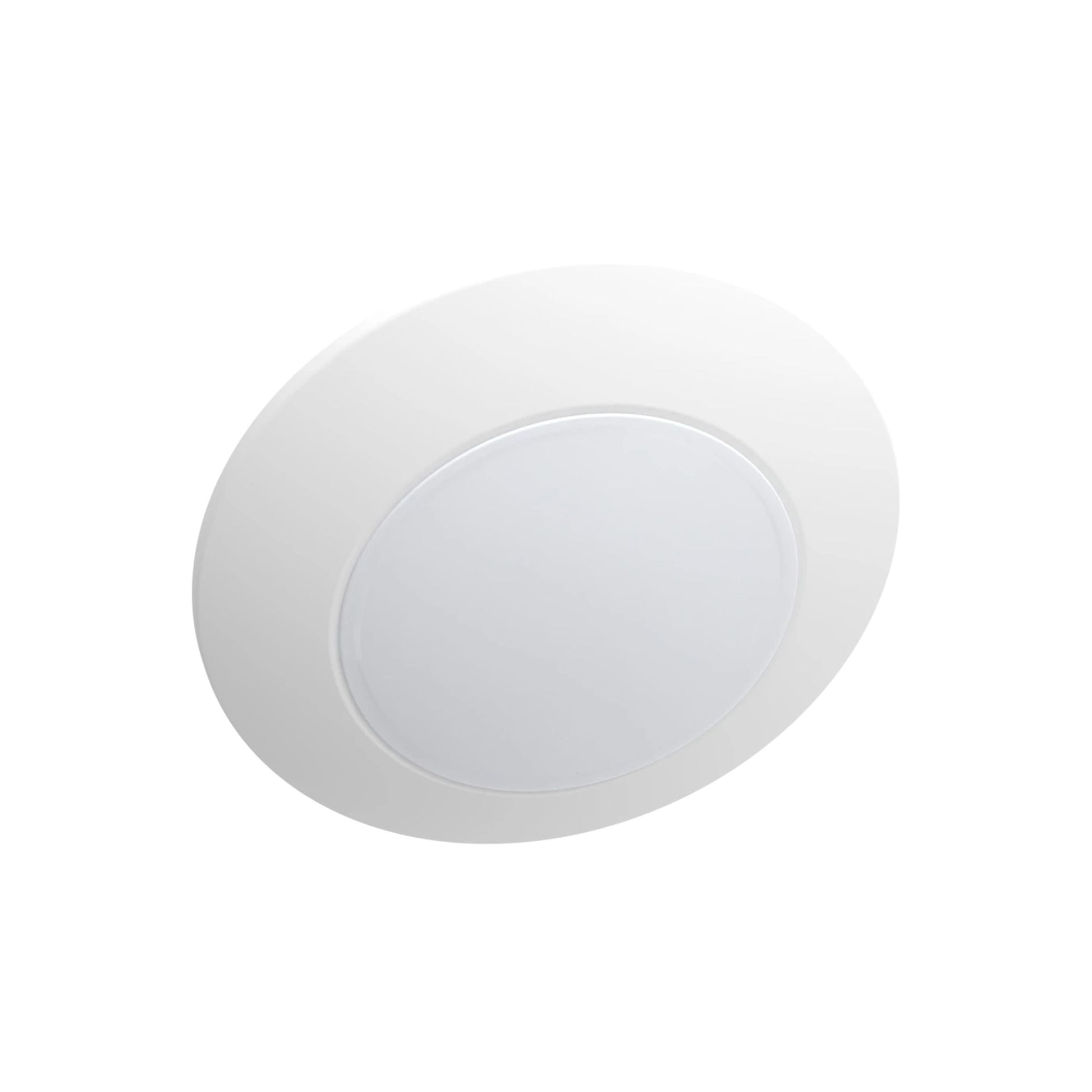 DISK17 4" CCT-Adjustable LED Surface Mount, 7W, 600 Lm, White, Pack of 12 - Bees Lighting