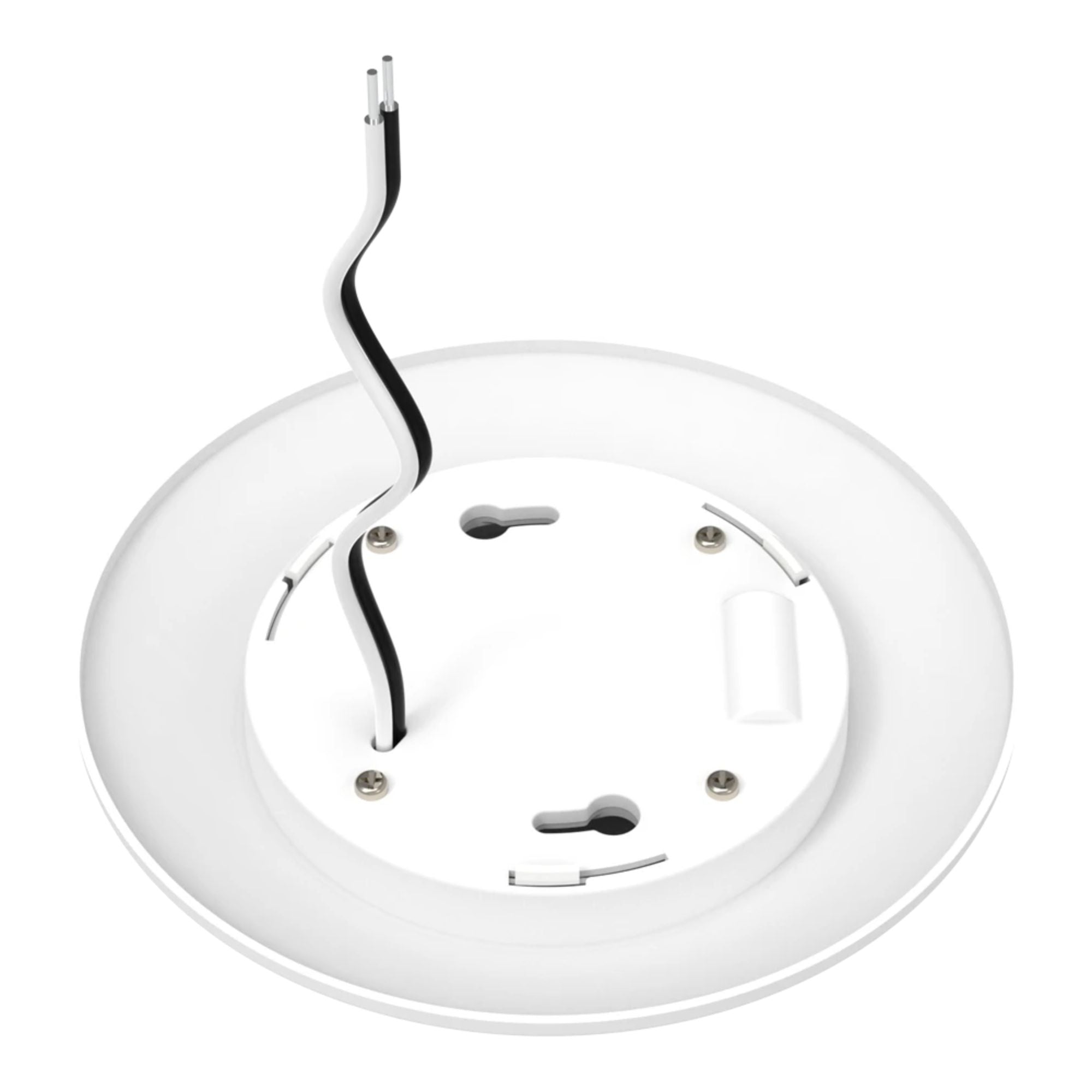DISK17 4" CCT-Adjustable LED Surface Mount, 7W, 600 Lm, White, Pack of 12 - Bees Lighting