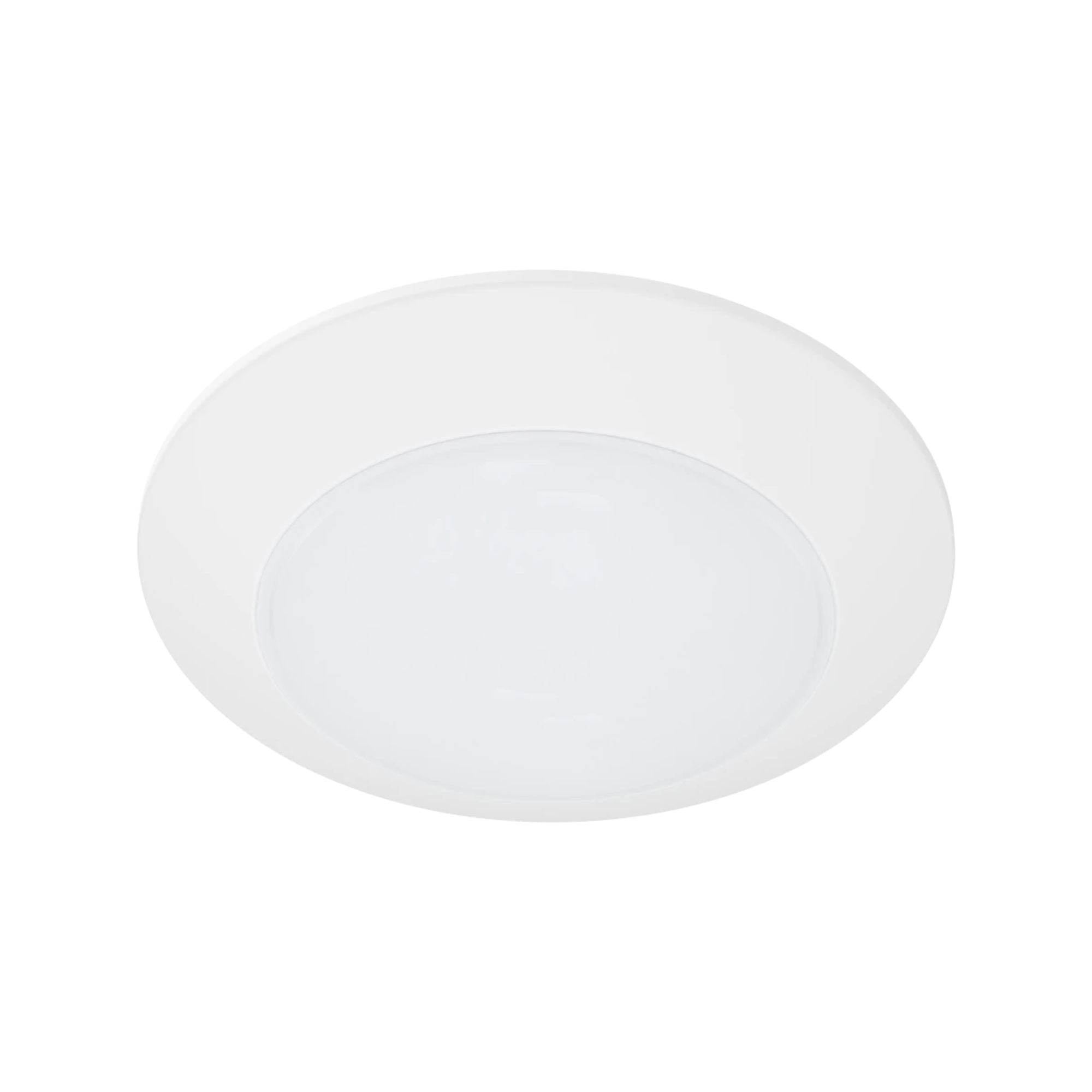 DISK17 6" CCT-Adjustable LED Surface Mount, 10W, 900 Lm, White, Pack of 12 - Bees Lighting