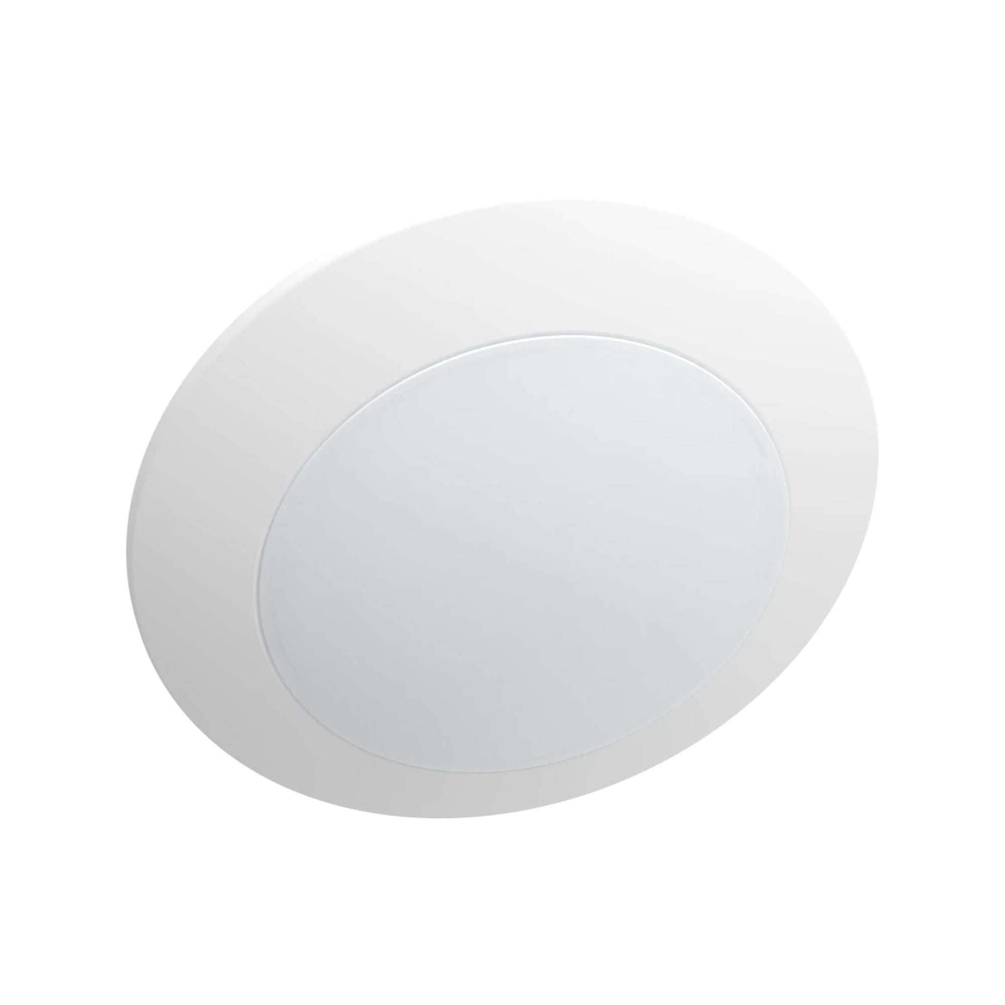DISK17 6" CCT-Adjustable LED Surface Mount, 10W, 900 Lm, White, Pack of 12 - Bees Lighting