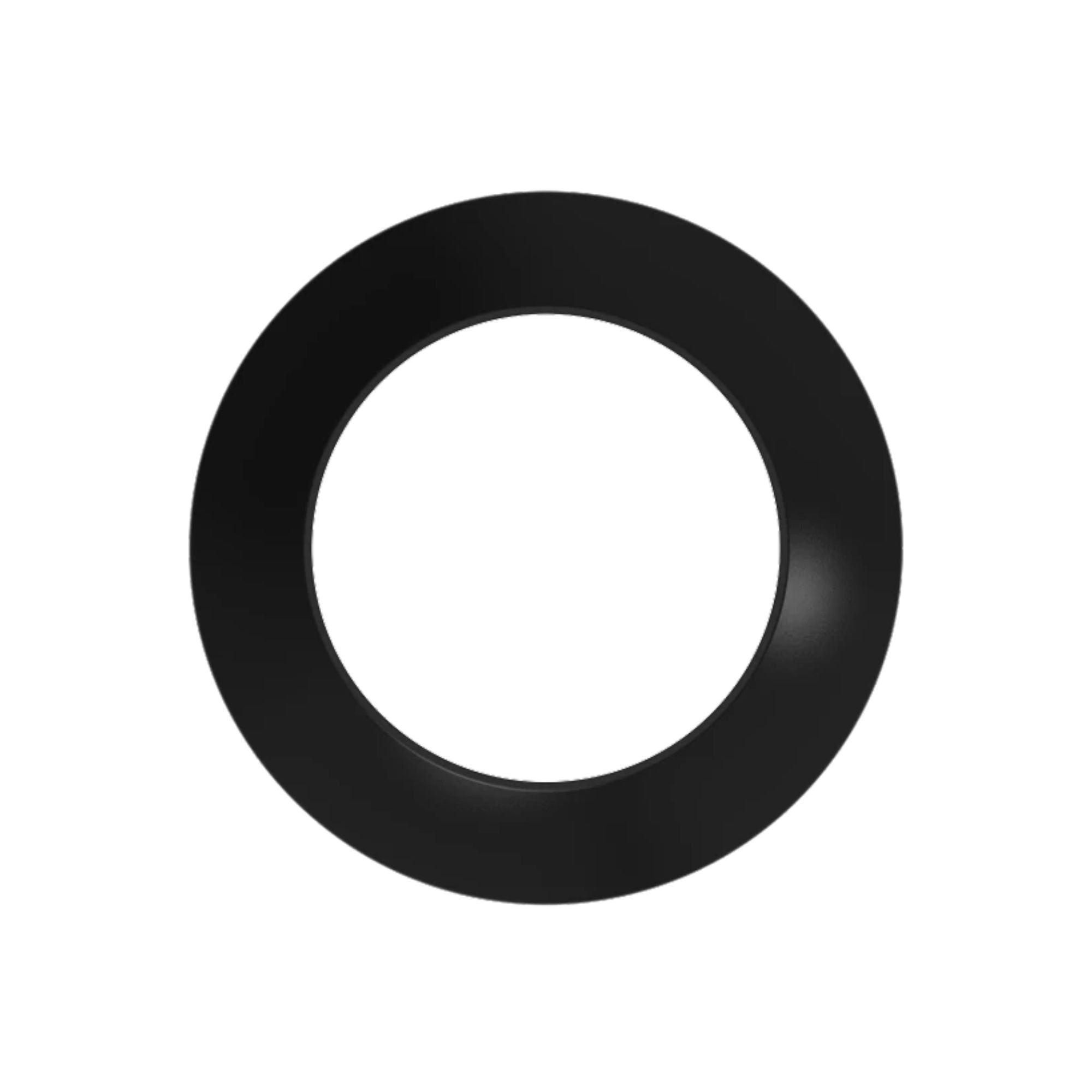 Color Trim for 4" DISK Round Black Smooth - Bees Lighting
