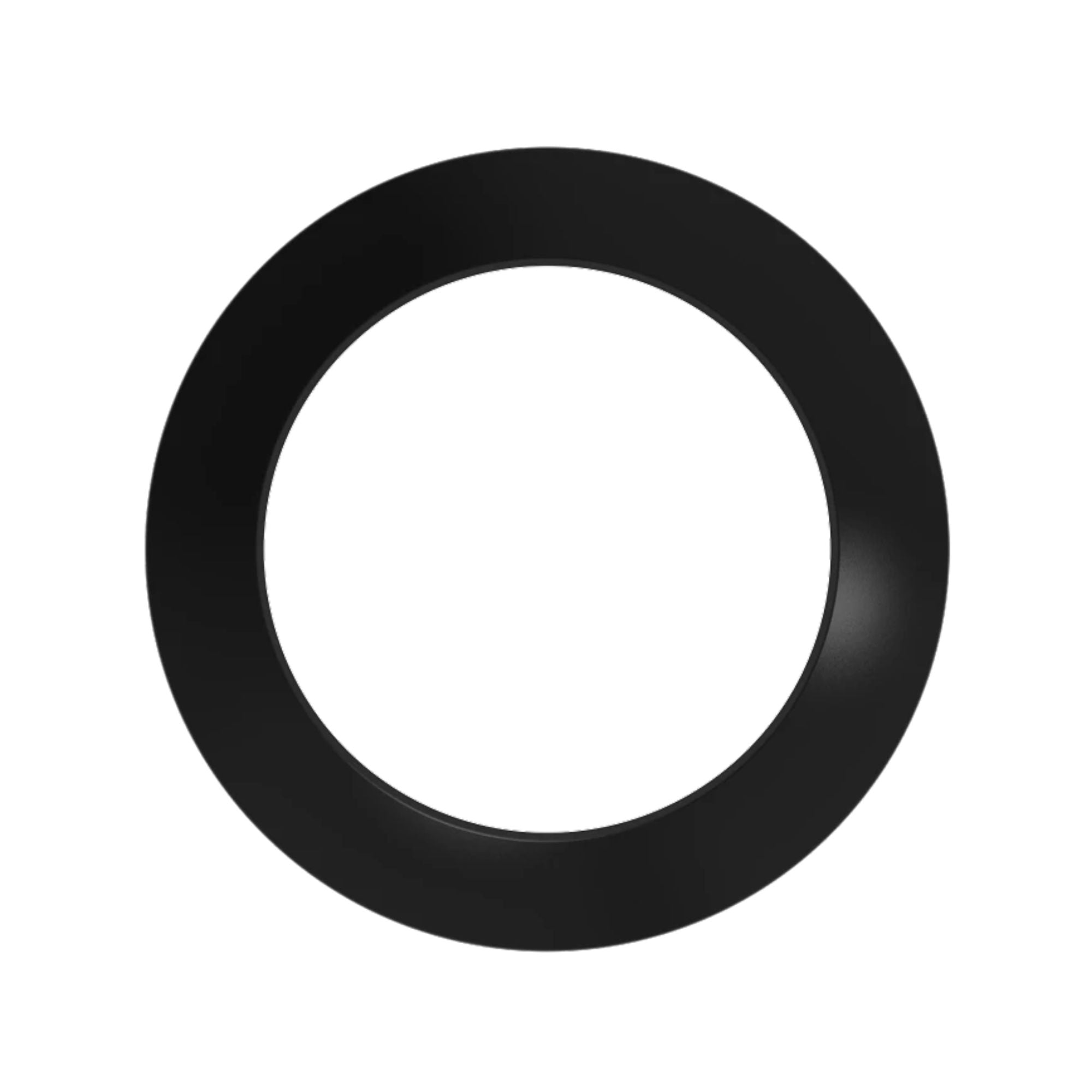 Color Trim for 6" DISK Round Black Smooth - Bees Lighting