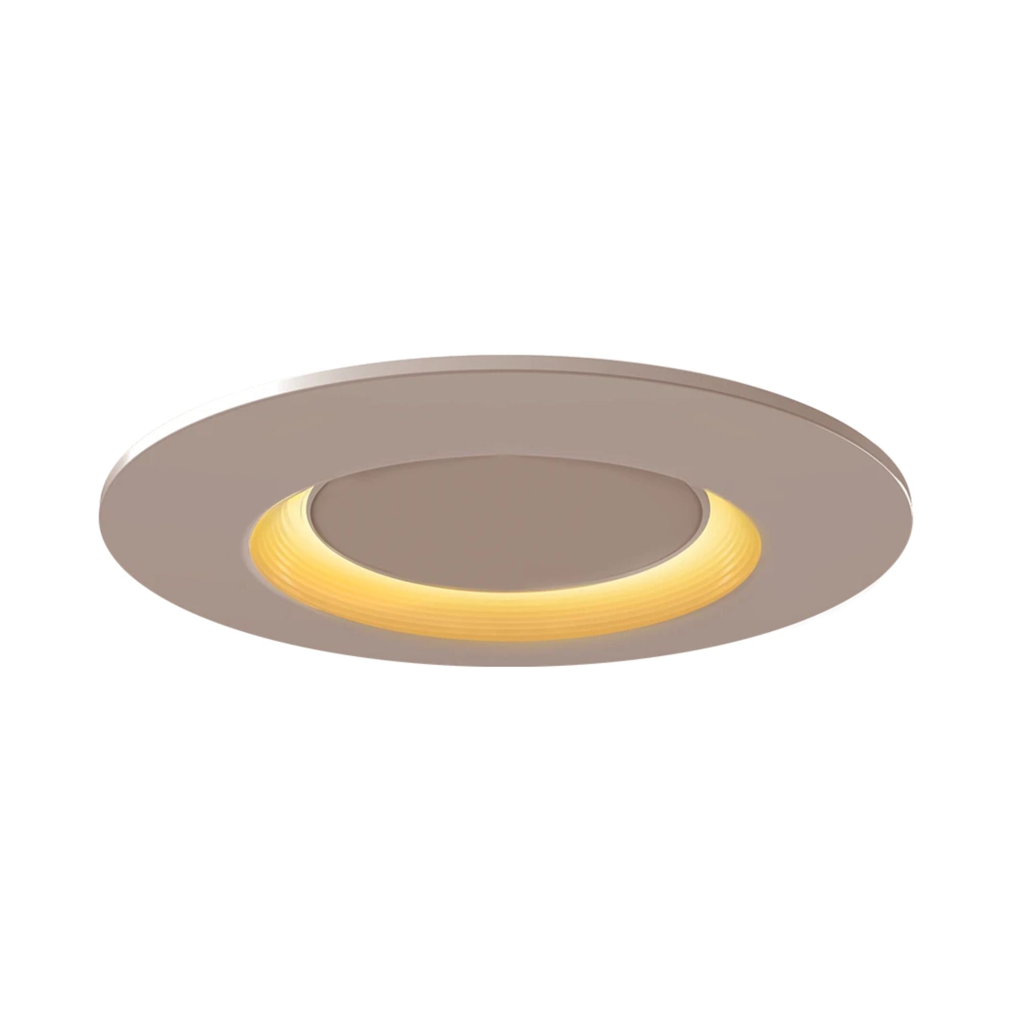 4" Retrofit Downlight with Nightlight, 700 Lm, 5-CCT, White Baffle Trim
