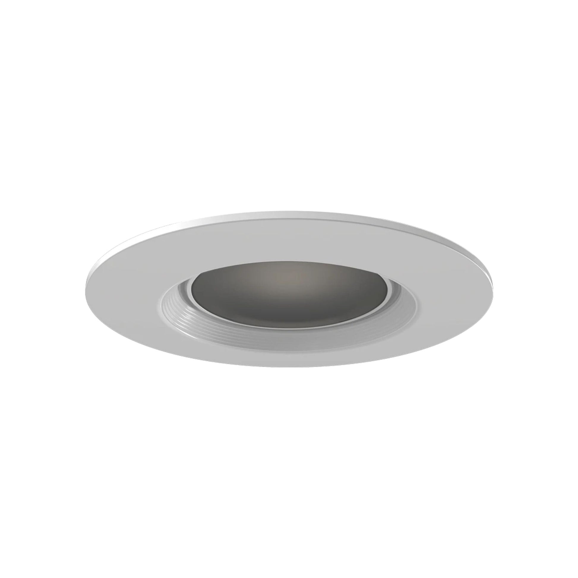 4" Retrofit Downlight with Nightlight, 700 Lm, 5-CCT, White Baffle Trim - Bees Lighting