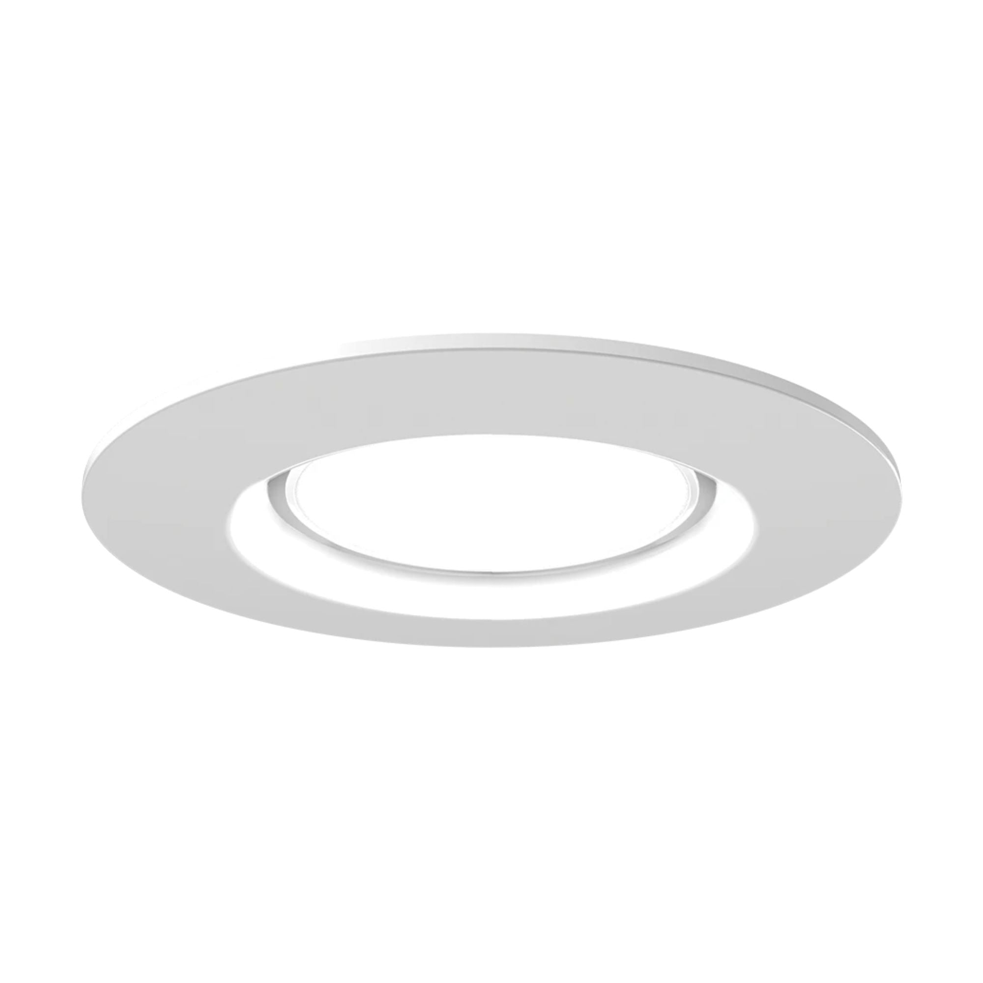 6" Retrofit Downlight with Nightlight, 960 Lm, 5-CCT, White Smooth Trim