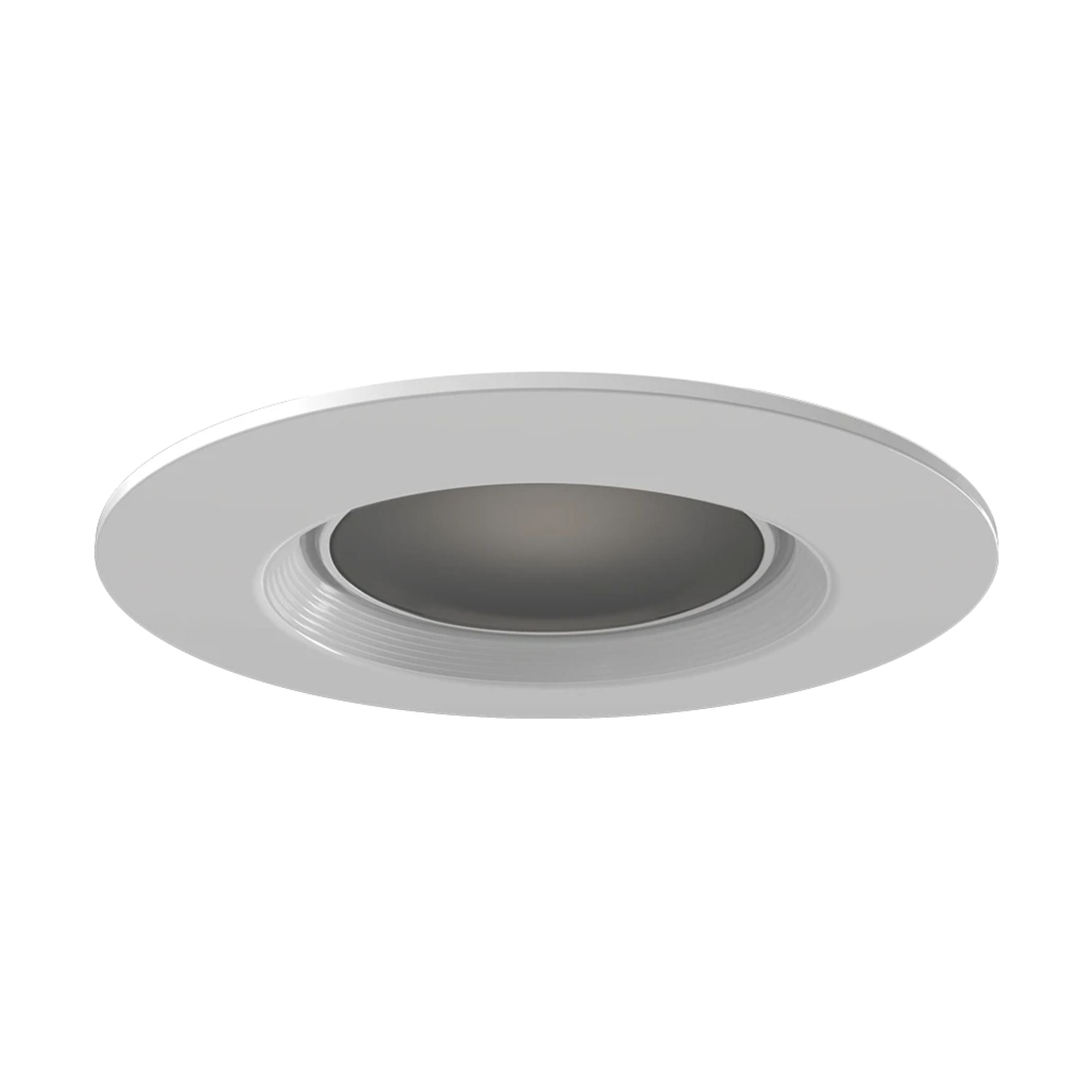 6" Retrofit Downlight with Nightlight, 960 Lm, 5-CCT, White Baffle Trim