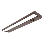 KNOOK 16" LED Under Cabinet Light, Selectable CCT, 9/5W, 120V, Brown
