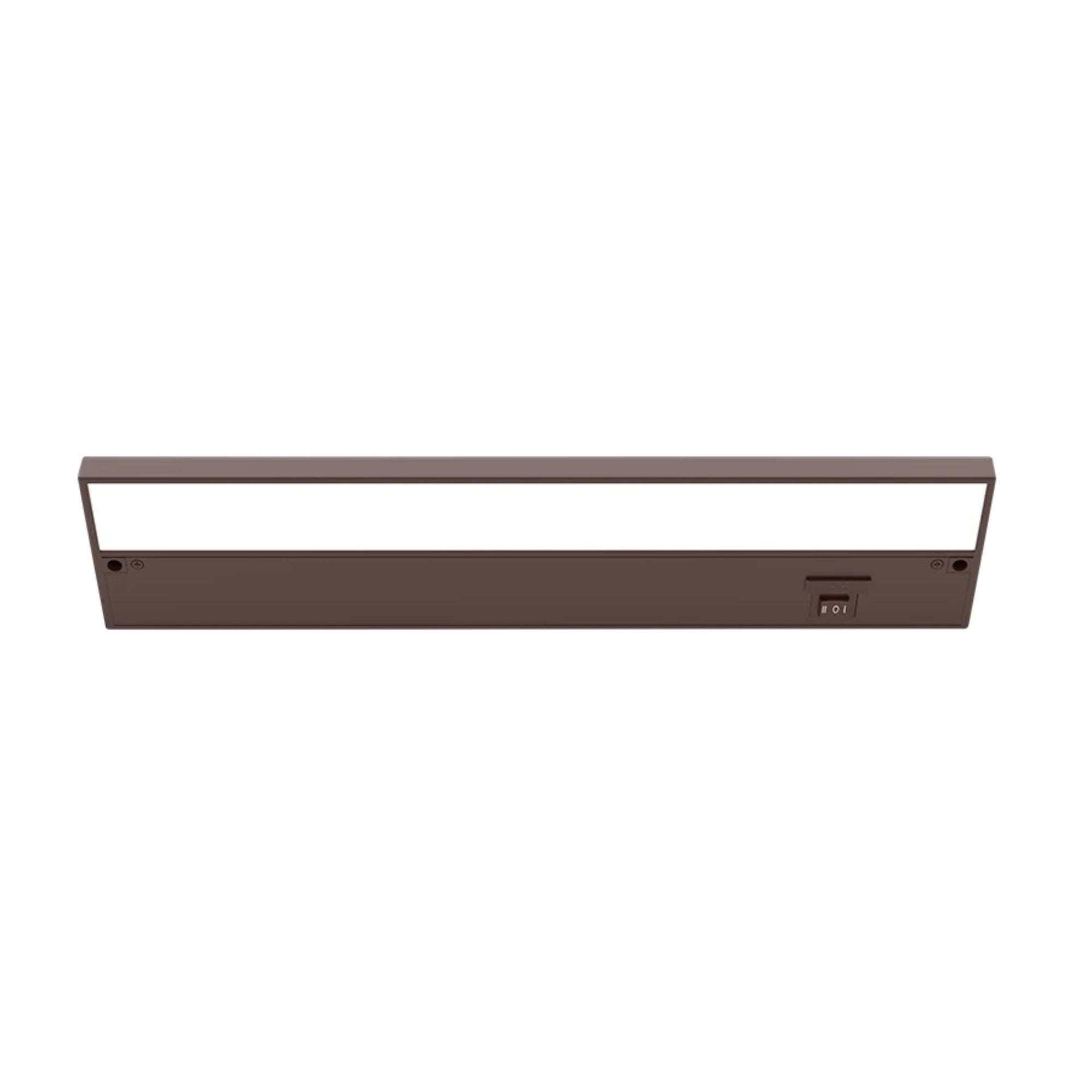 KNOOK 16" LED Under Cabinet Light, Selectable CCT, 9/5W, 120V, Brown