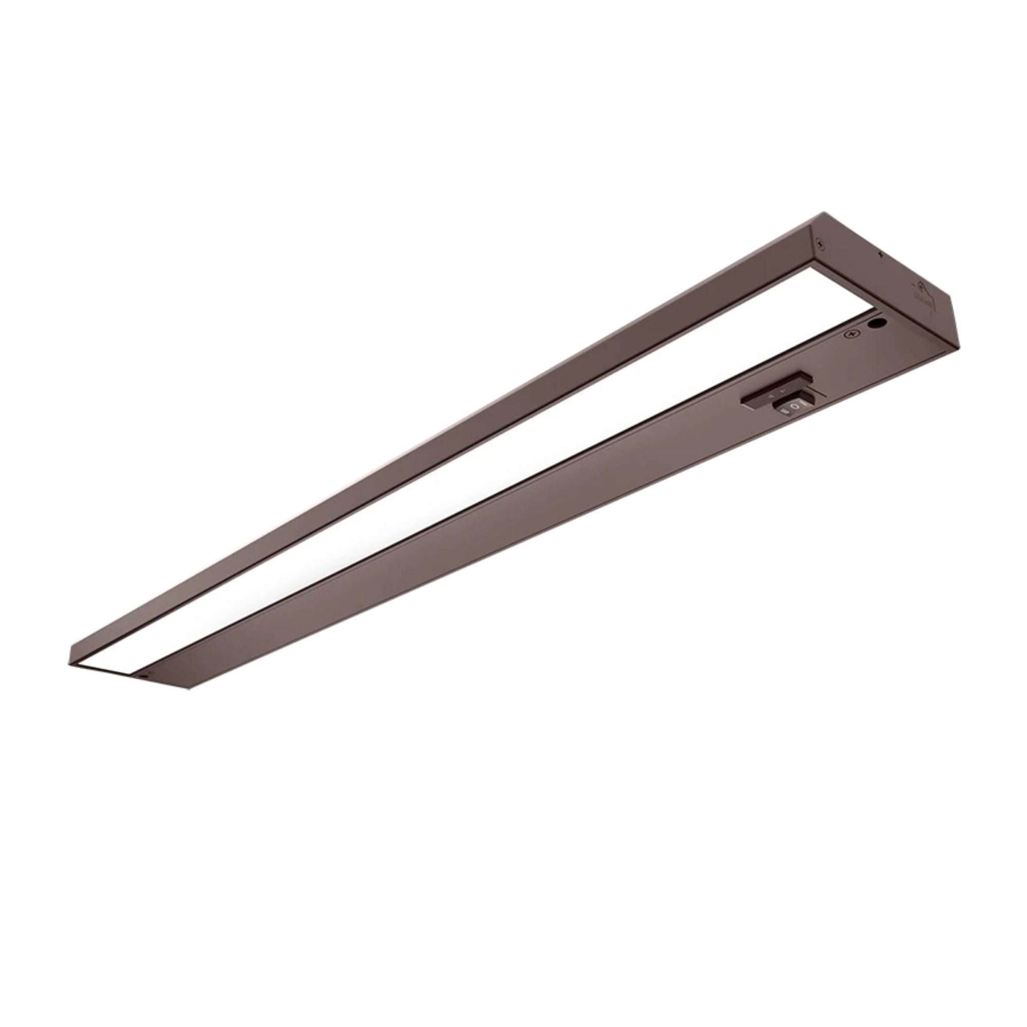 KNOOK 24" LED Under Cabinet Light, Selectable CCT, 13/7W, 120V, Brown