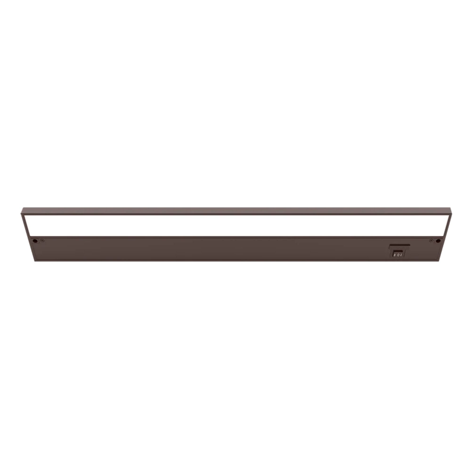 KNOOK 24" LED Under Cabinet Light, Selectable CCT, 13/7W, 120V, Brown