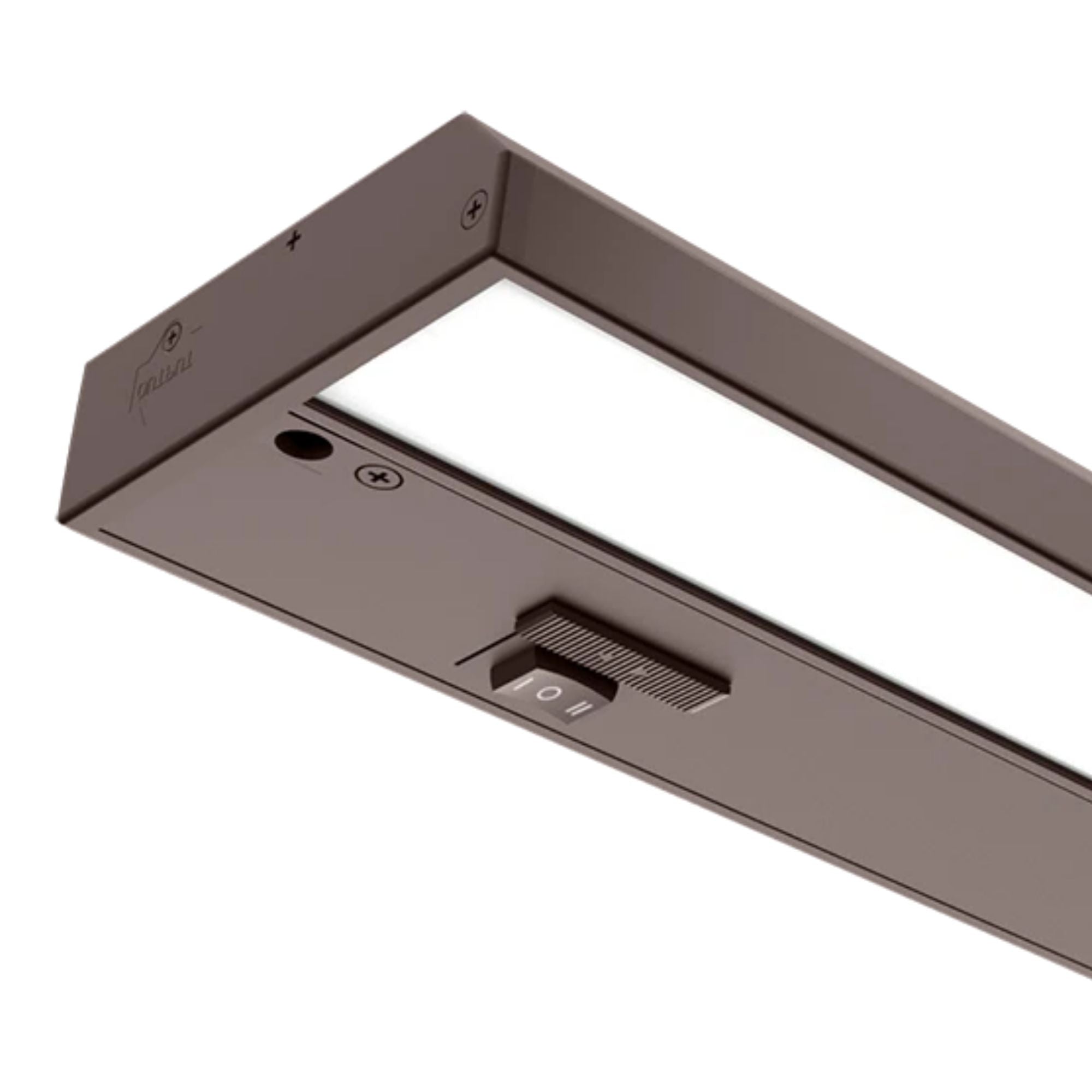 KNOOK 32" LED Under Cabinet Light, Selectable CCT, 16/8W, 120V, Brown