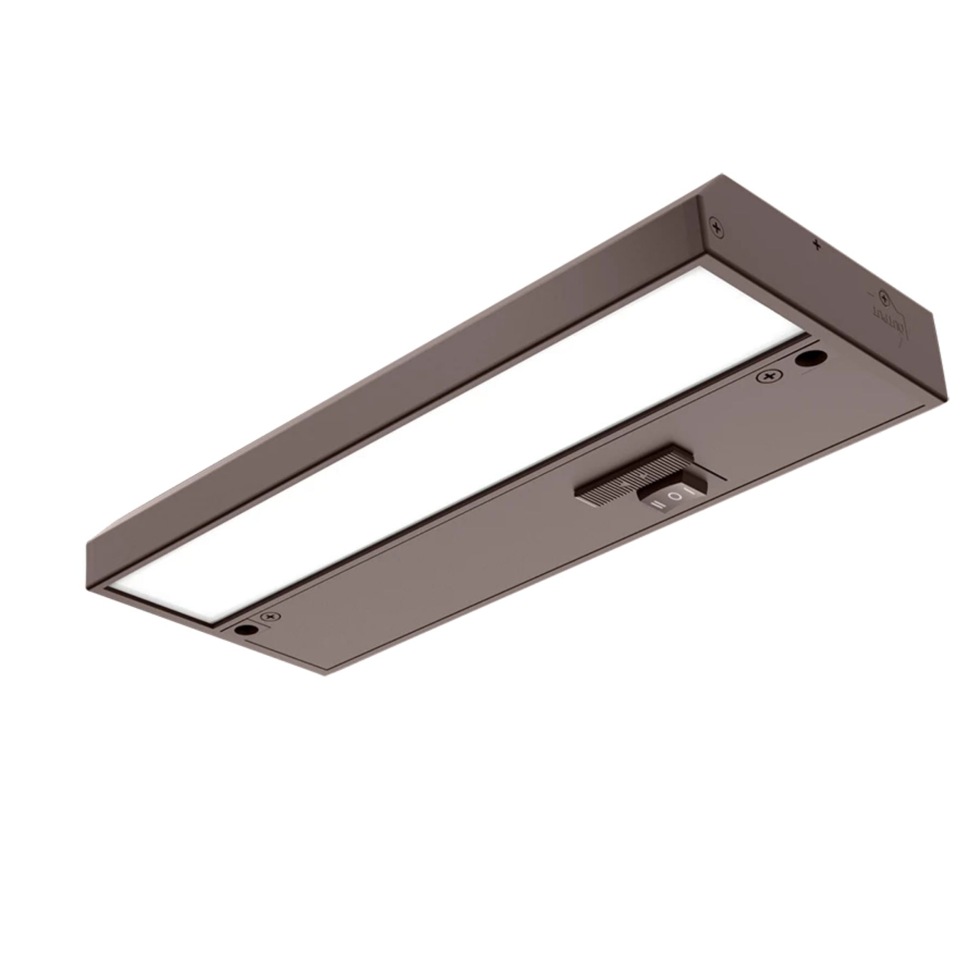 KNOOK 8" LED Under Cabinet Light, Selectable CCT, 4/2W, 120V, Brown