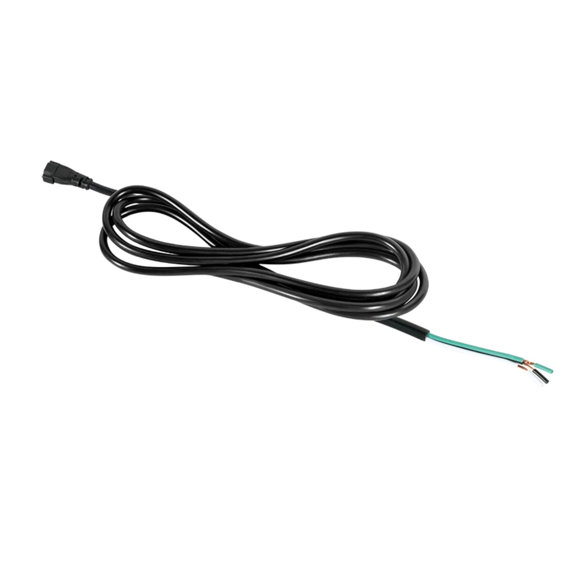 KNOOK 6FT Power Feed Cord Connector for Fixture-to-Junction Box, Black